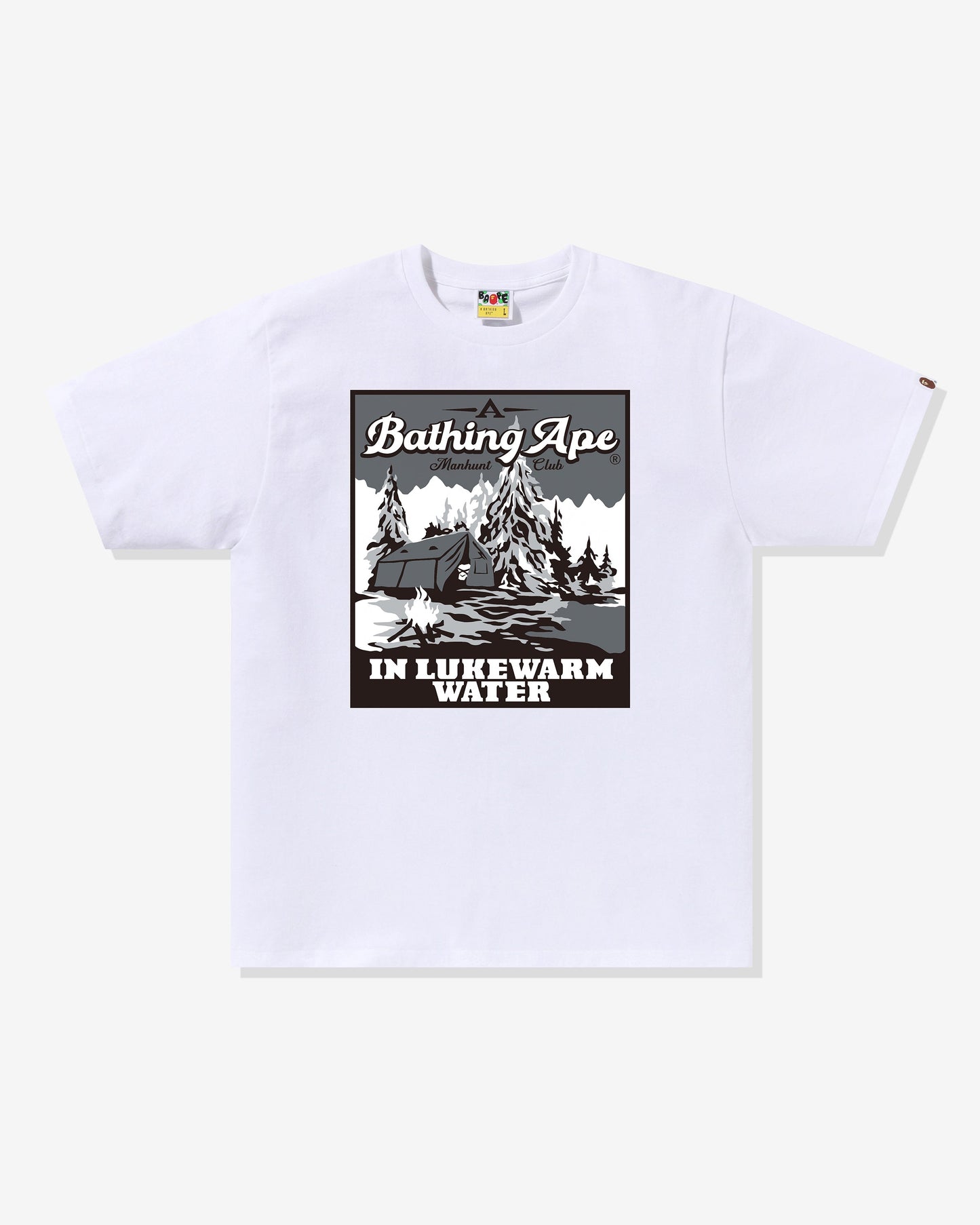 Undefeated Clothing - BAPE BASE CAMP TEE - WHITE