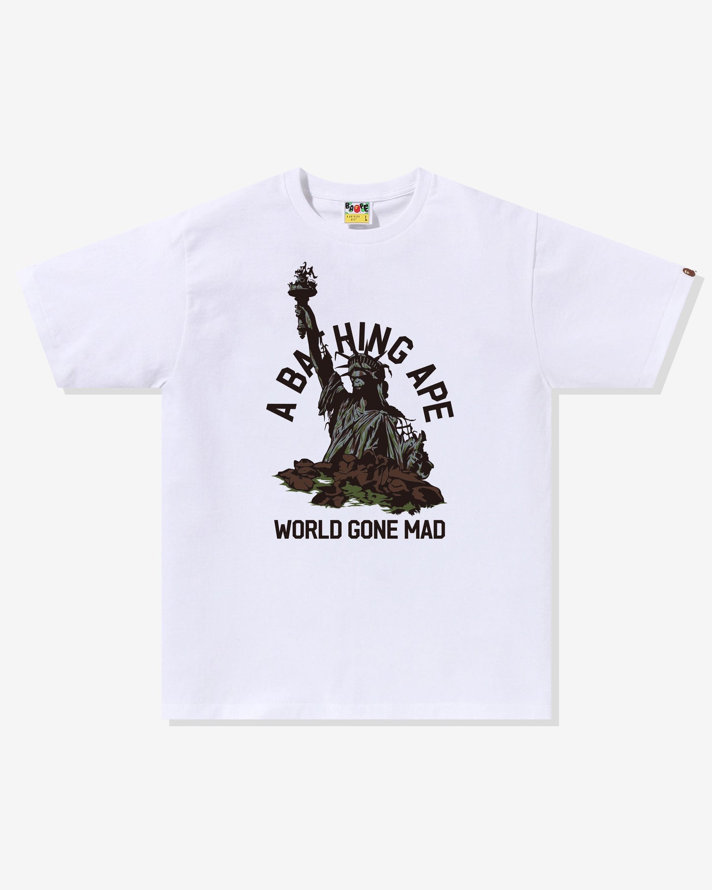 Undefeated Clothing - BAPE STATUE OF LIBERTY TEE - WHITE