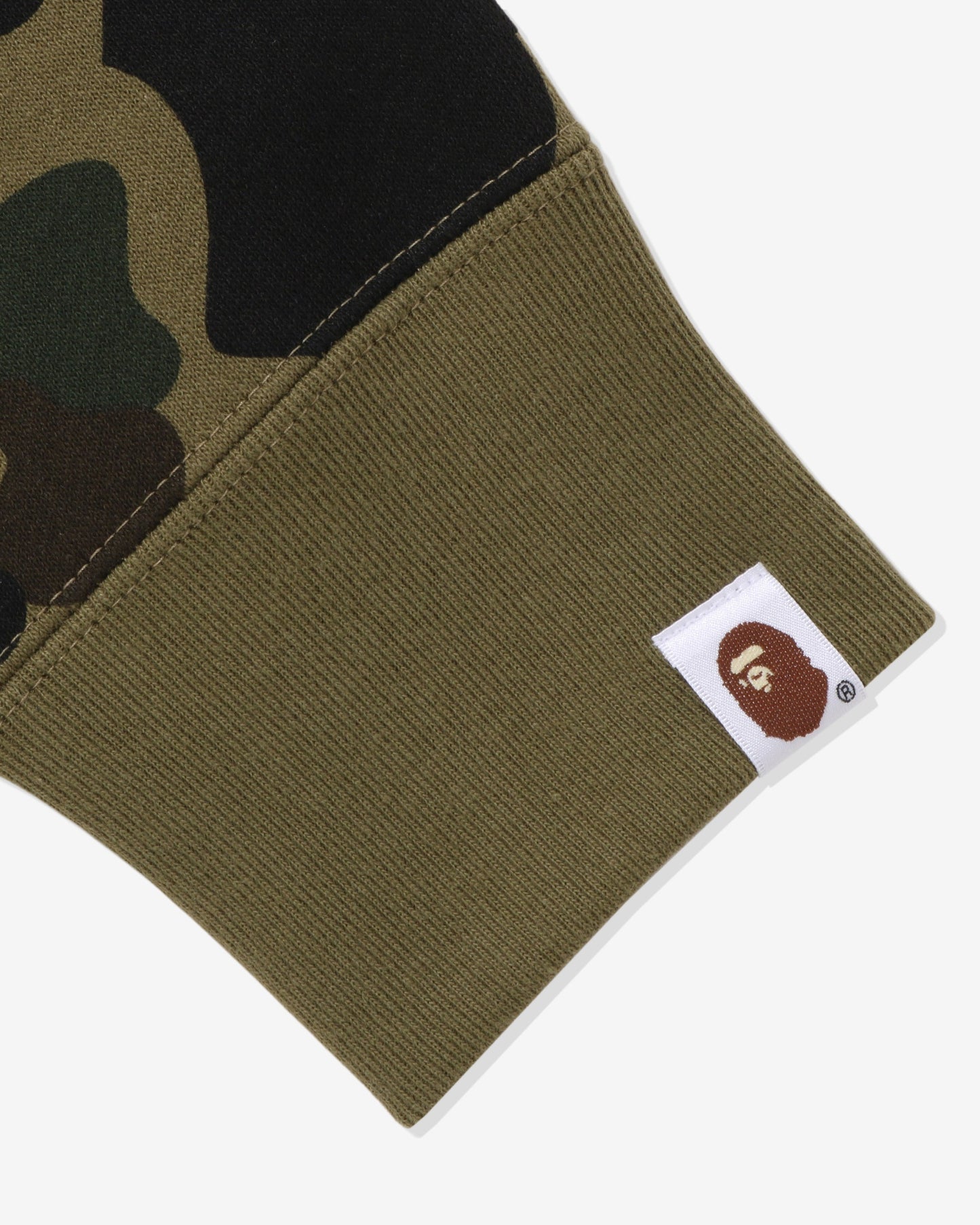 Undefeated Clothing - BAPE 1ST CAMO APE HEAD PATCHED FULL ZIP HOODIE
