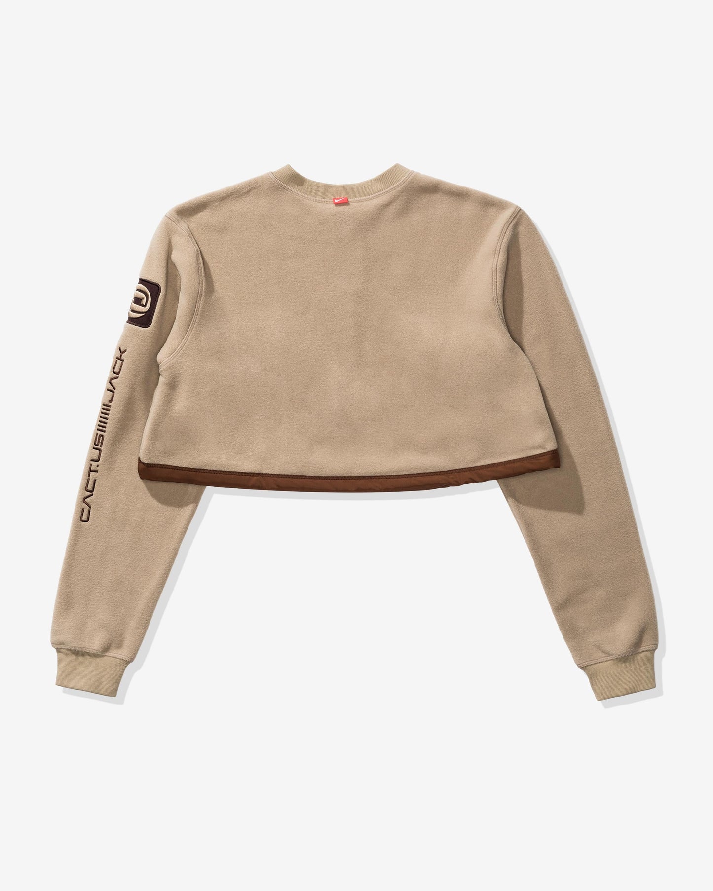 Undefeated Clothing - NIKE X TRAVIS SCOTT WOMEN'S NRG BH PO CREW - KHAKI