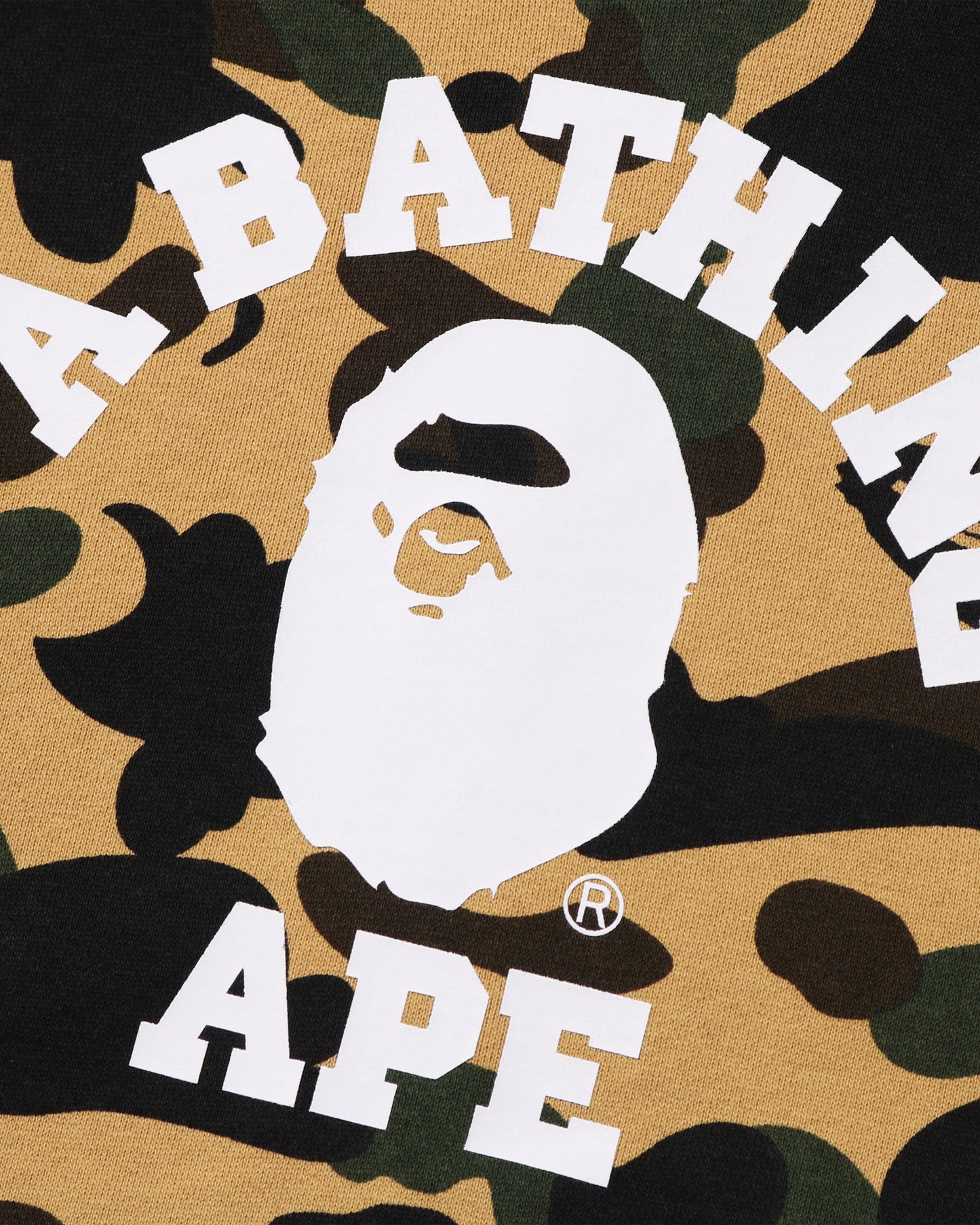 Undefeated Clothing - BAPE 1ST CAMO COLLEGE PULLOVER HOODIE