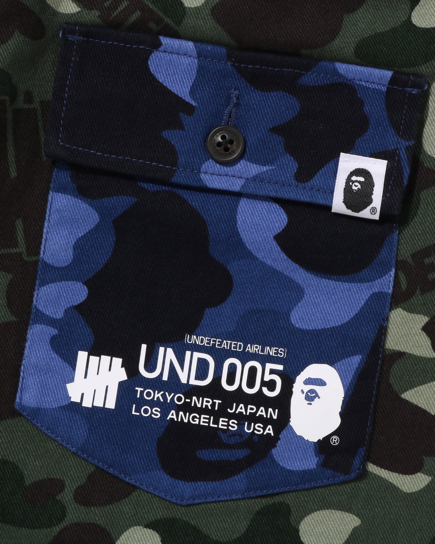 Undefeated Clothing - BAPE X UNDEFEATED COLOR CAMO FLANNEL PANTS