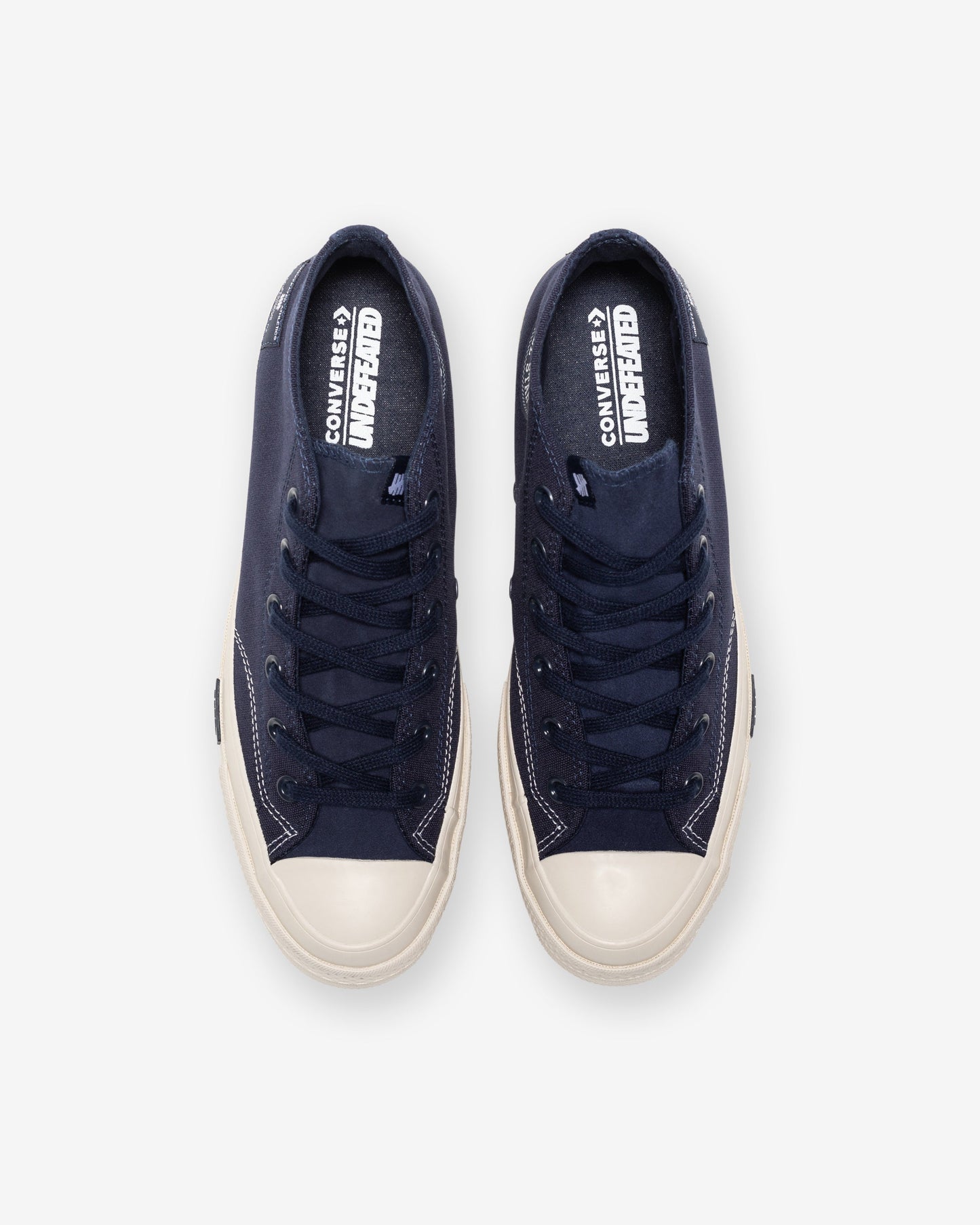 Undefeated Footwear - CONVERSE X UNDEFEATED CHUCK 70 MID - BLACKIRIS/ PARCHMENT