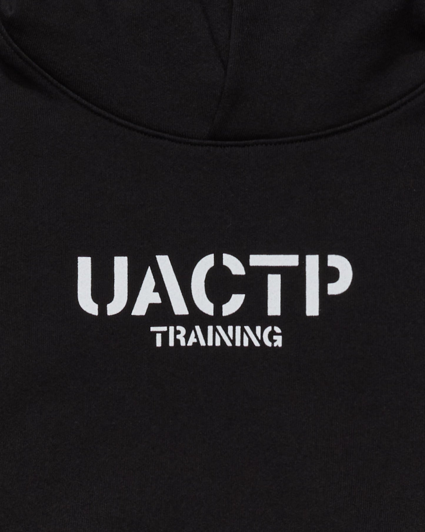 Undefeated Clothing - UACTP STENCIL TRAINING PULLOVER HOOD - BLACK