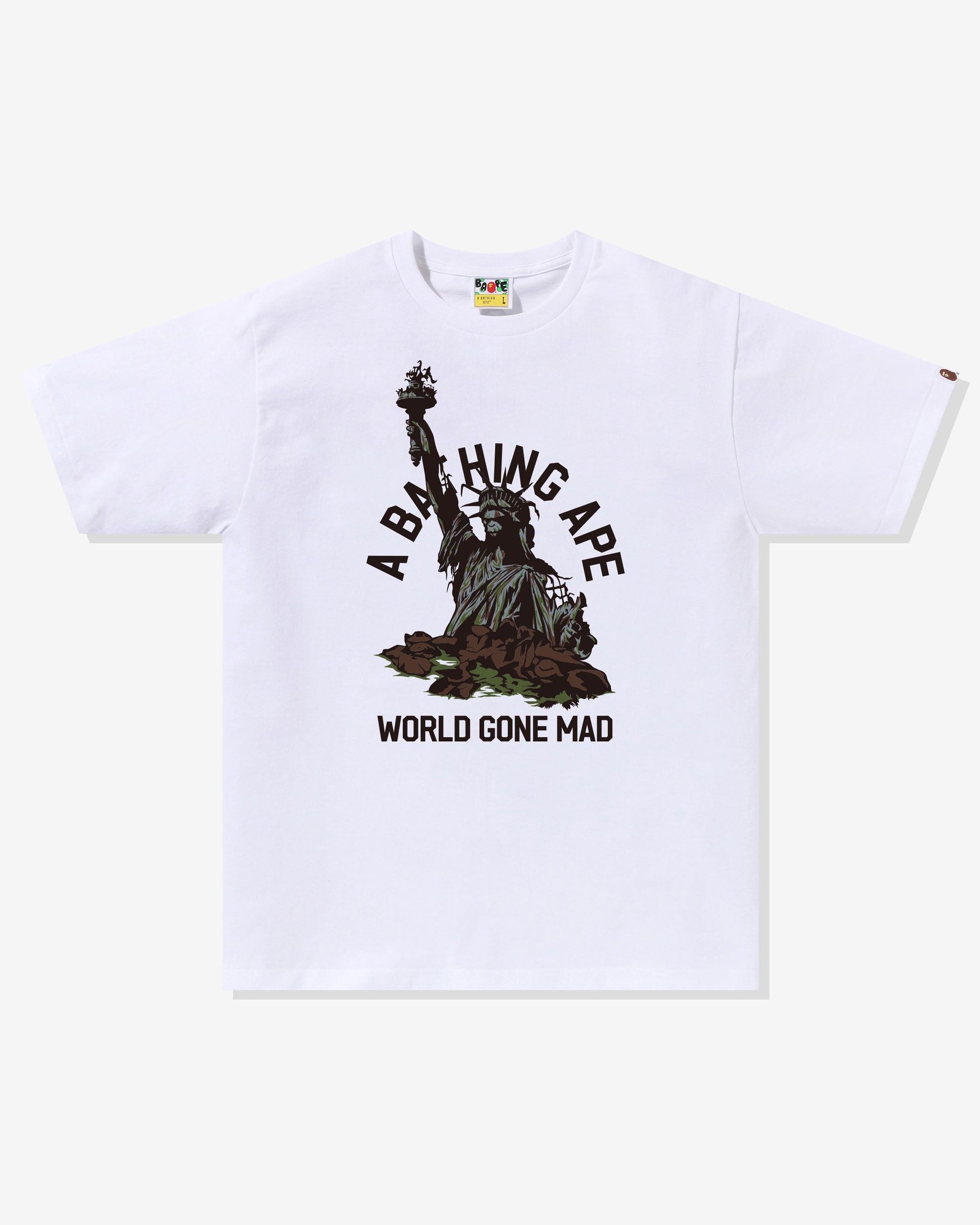 Undefeated Clothing - BAPE STATUE OF LIBERTY TEE - WHITE
