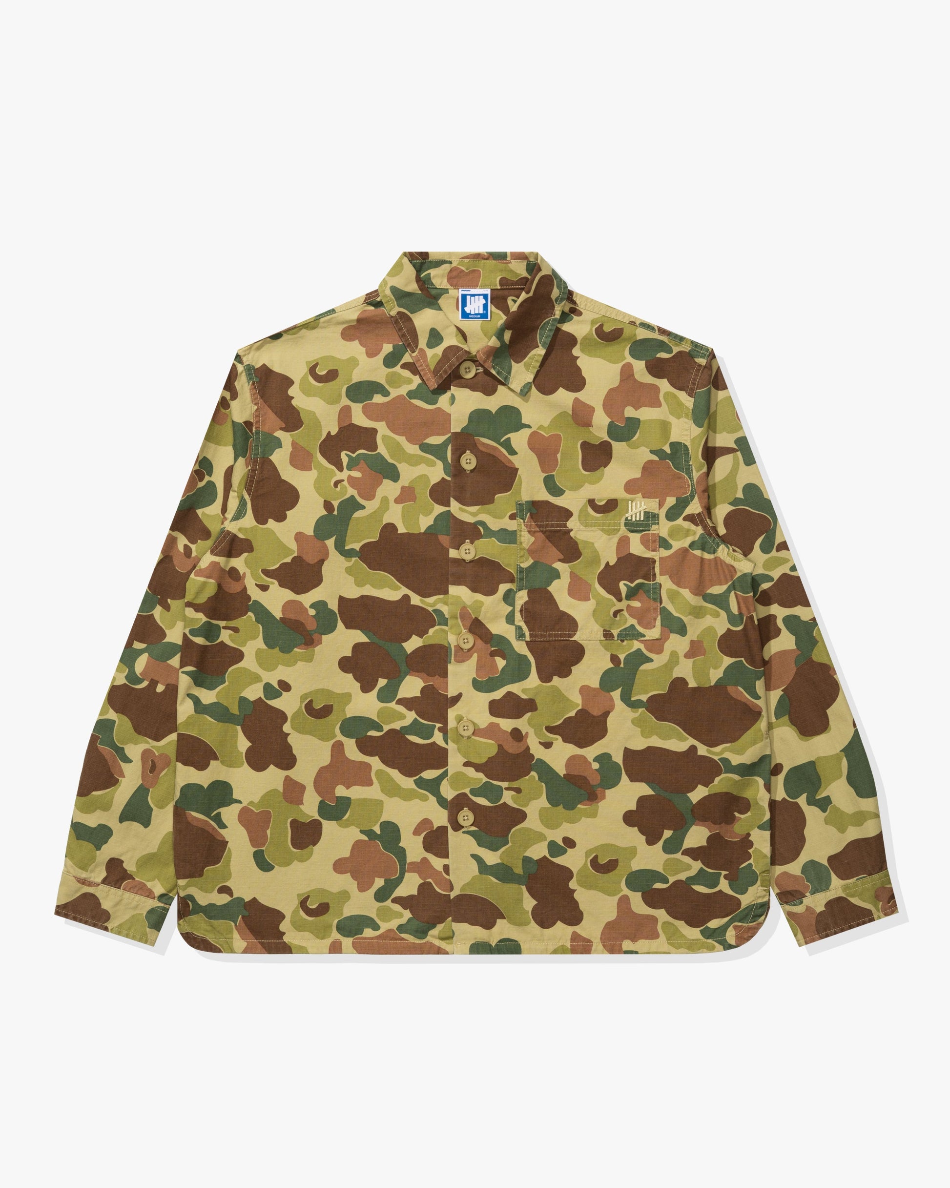 Undefeated Clothing - UNDEFEATED RIPSTOP L/S WORKSHIRT - DUCK CAMO