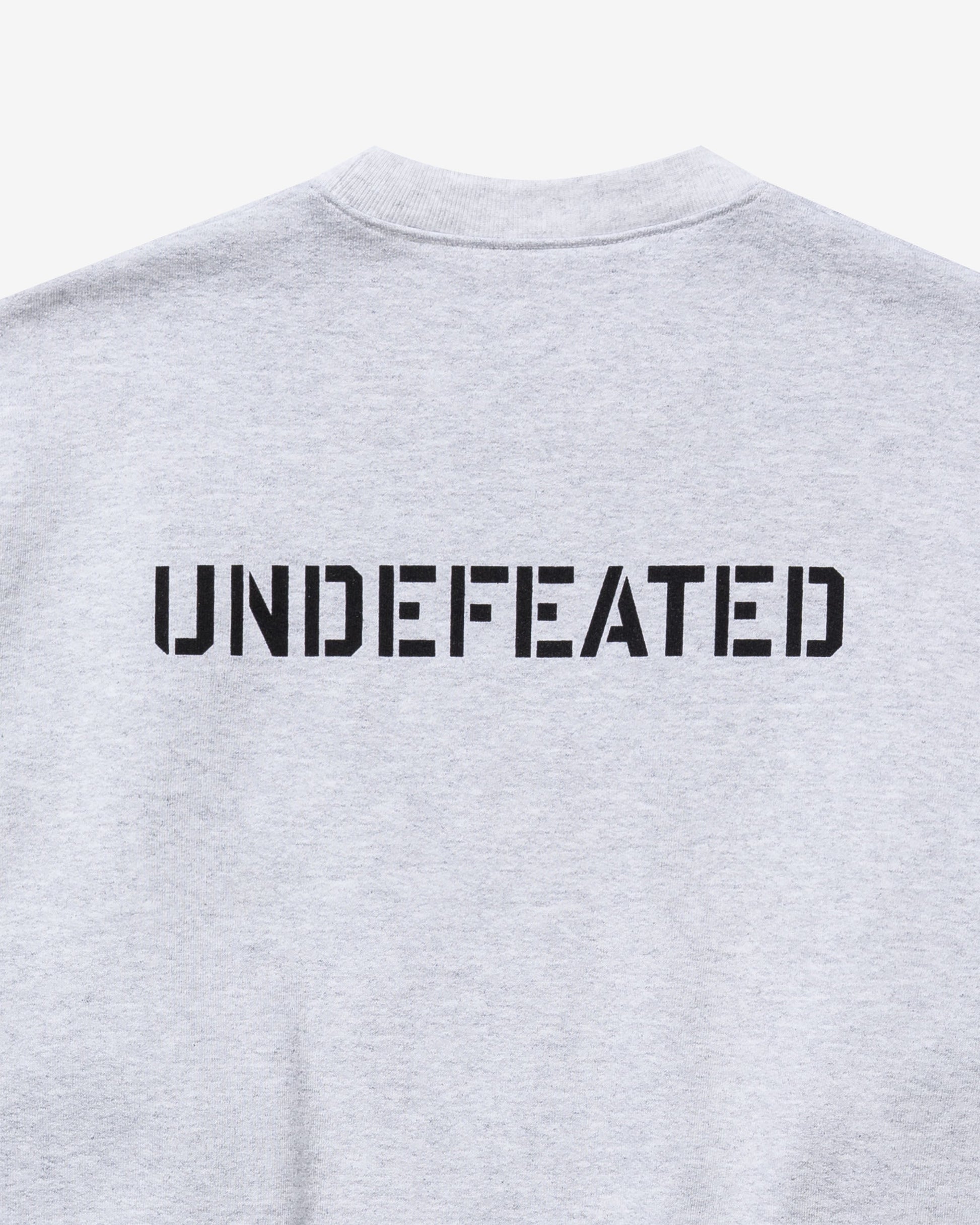 Undefeated Clothing - UNDEFEATED STENCIL CREWNECK - ASH