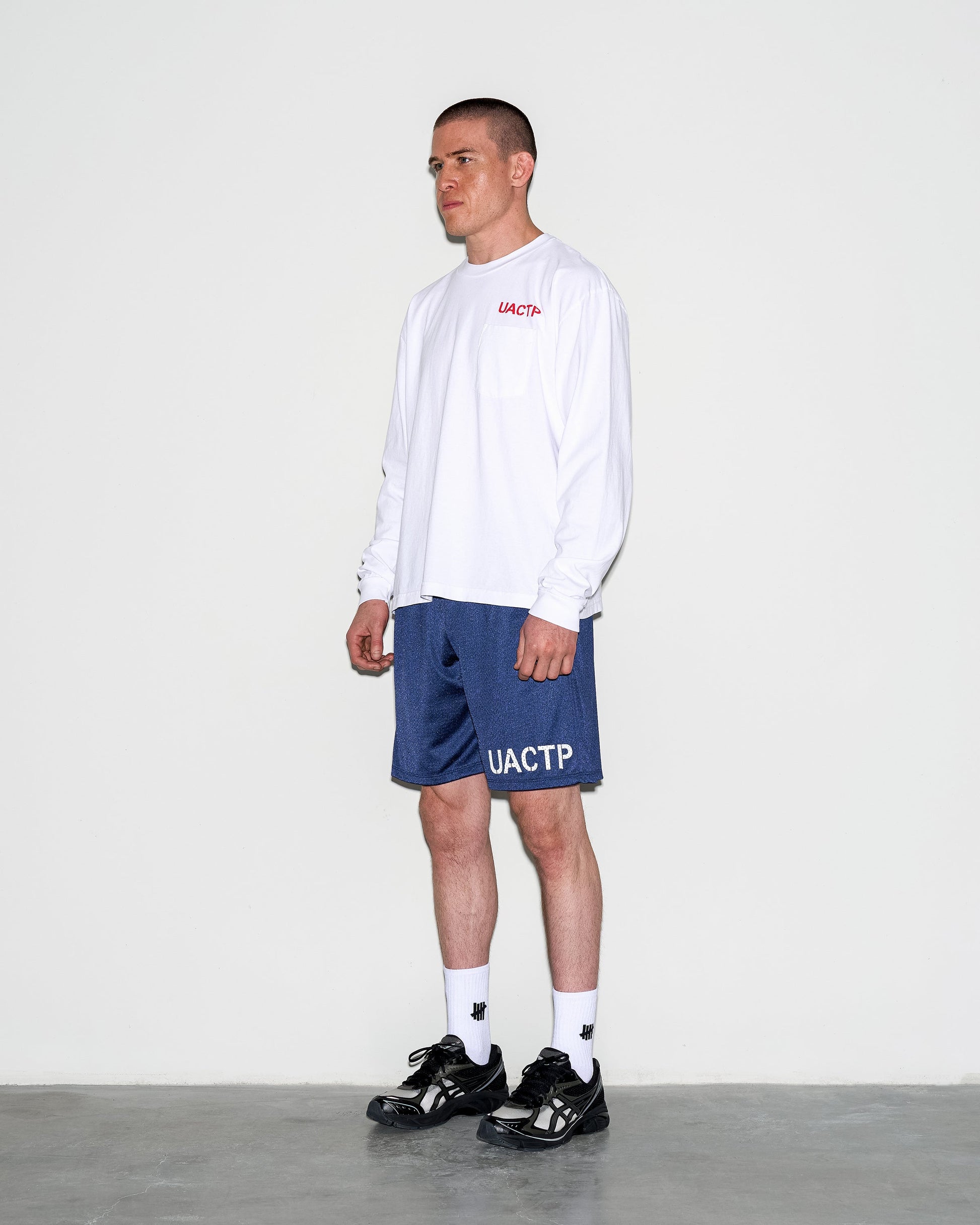 Undefeated Clothing - UACTP X GARDAR EIDE EINARSSON STENCIL L/S POCKET TEE