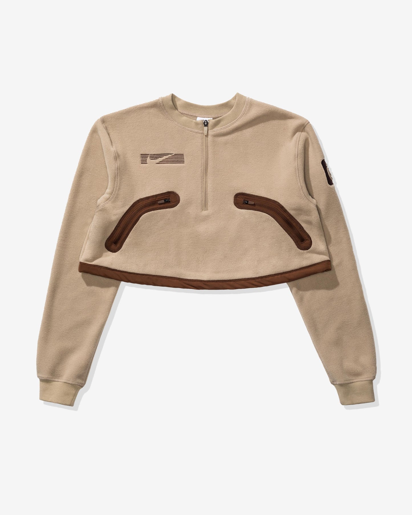 Undefeated Clothing - NIKE X TRAVIS SCOTT WOMEN'S NRG BH PO CREW - KHAKI