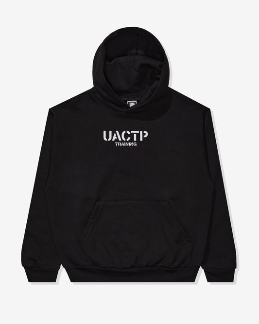 Undefeated Clothing - UACTP STENCIL TRAINING PULLOVER HOOD - BLACK