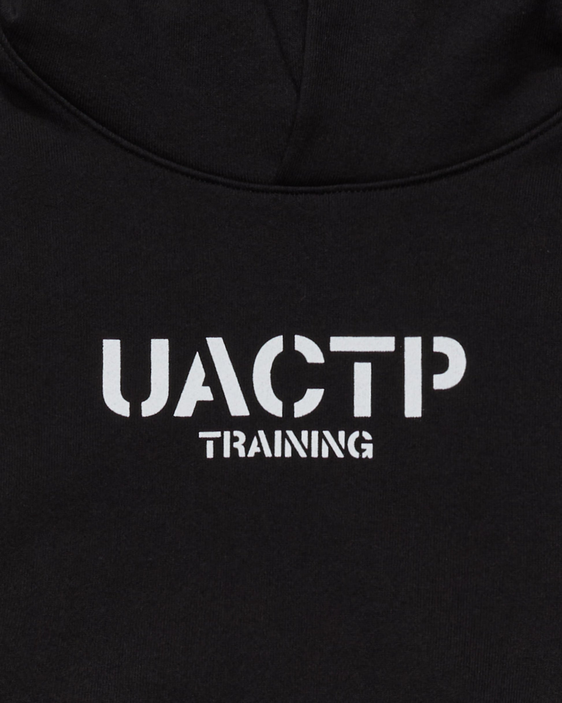 Undefeated Clothing - UACTP STENCIL TRAINING PULLOVER HOOD - BLACK