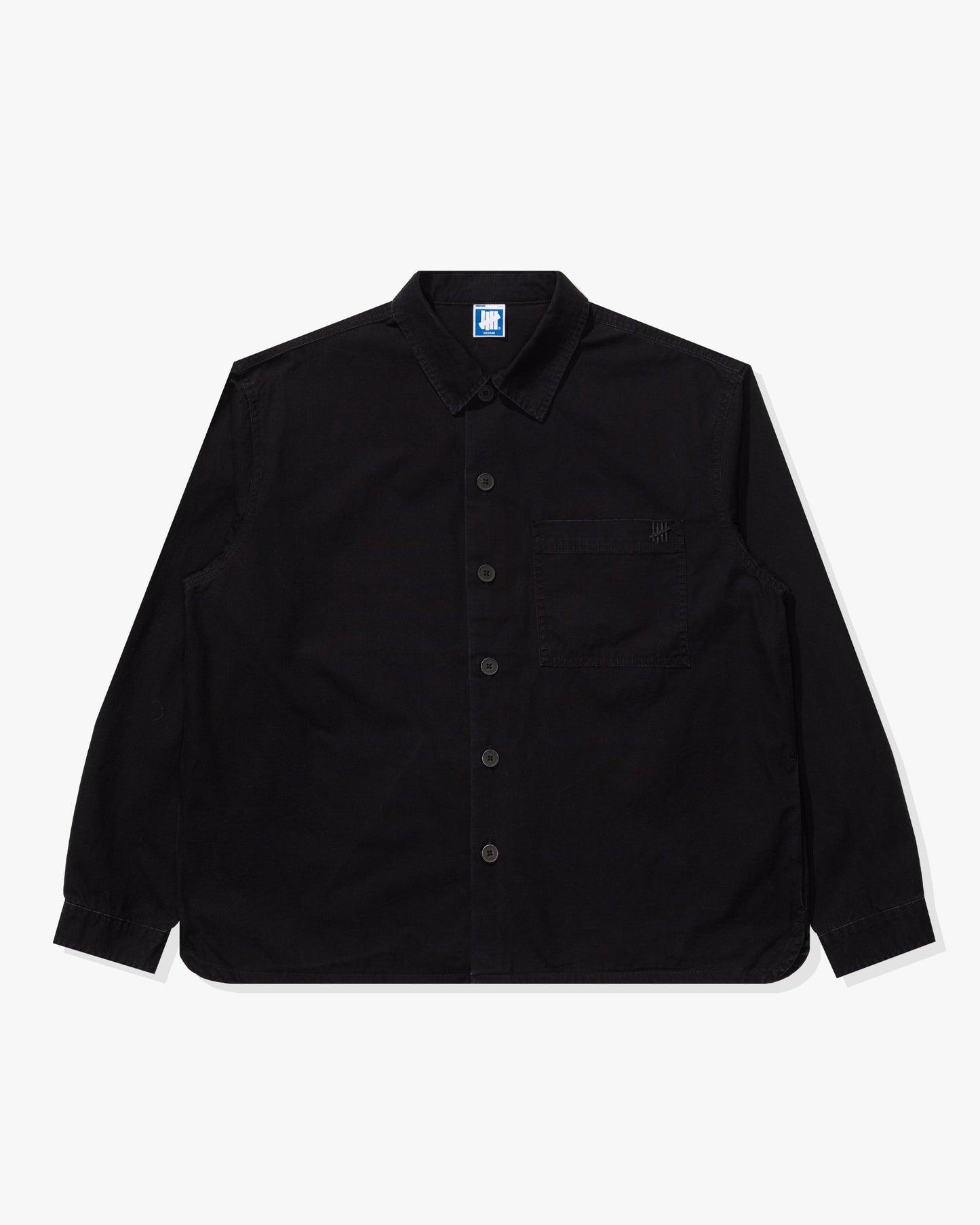 Undefeated Clothing - UNDEFEATED RIPSTOP L/S WORKSHIRT - BLACK