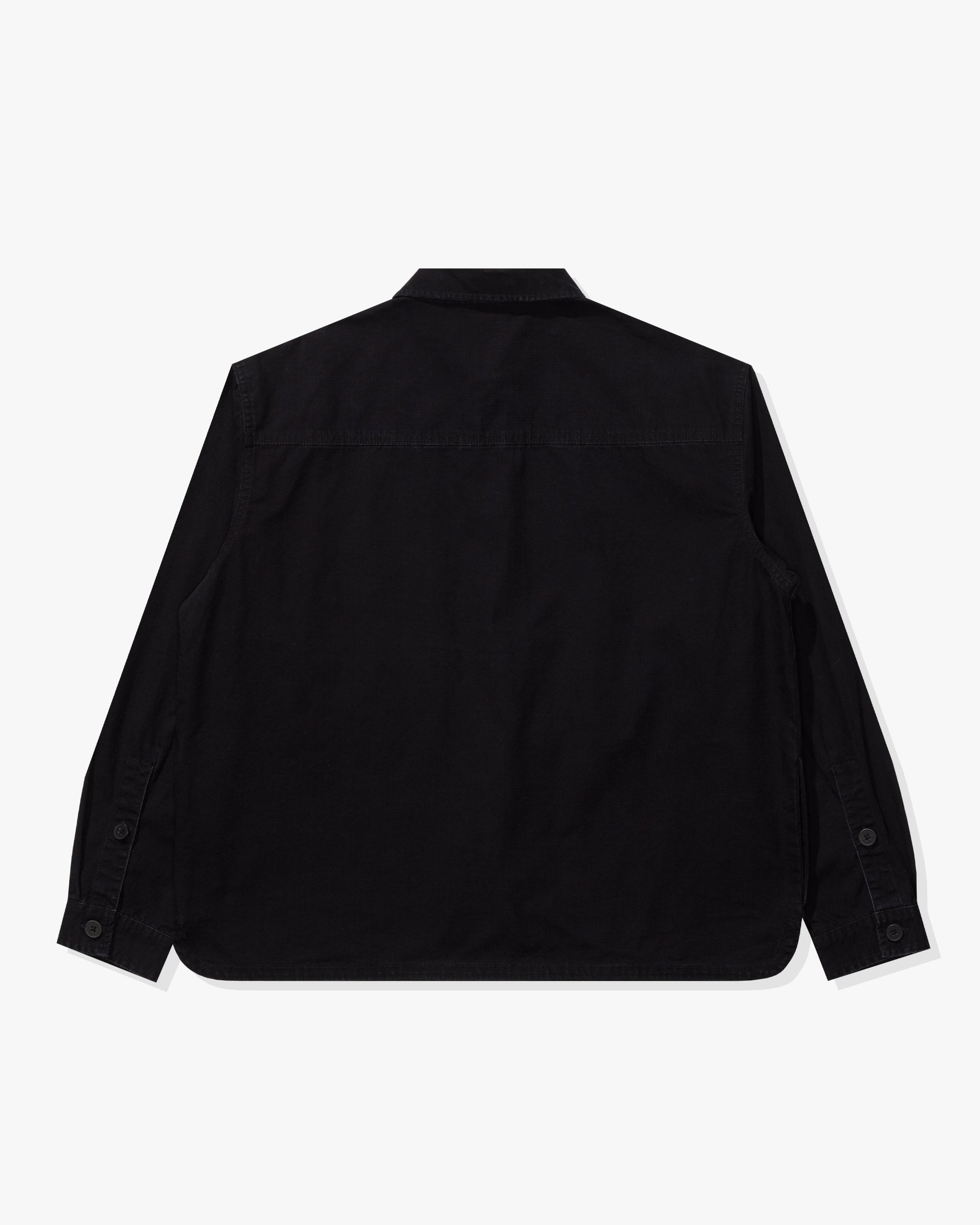 Undefeated Clothing - UNDEFEATED RIPSTOP L/S WORKSHIRT - BLACK