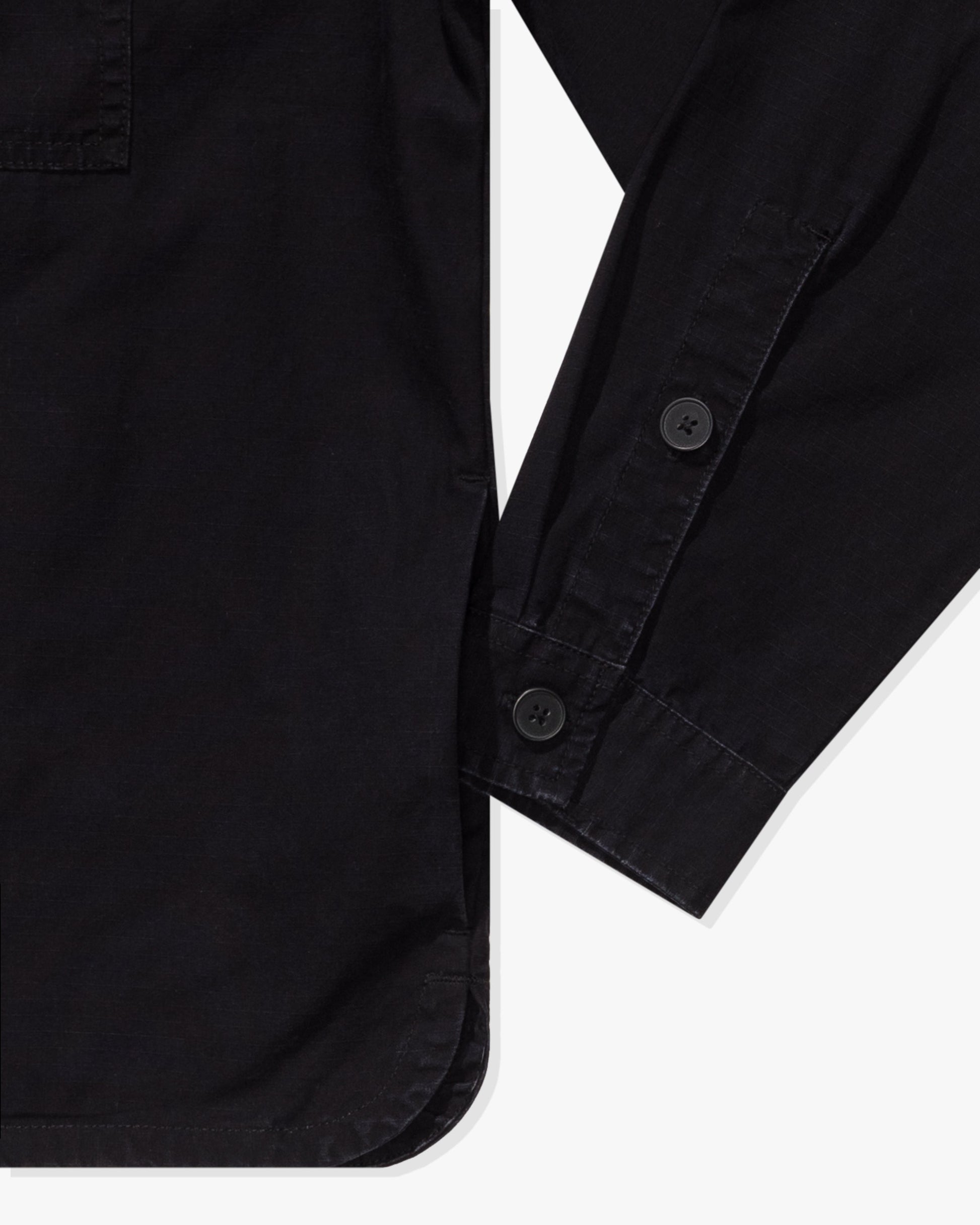Undefeated Clothing - UNDEFEATED RIPSTOP L/S WORKSHIRT - BLACK