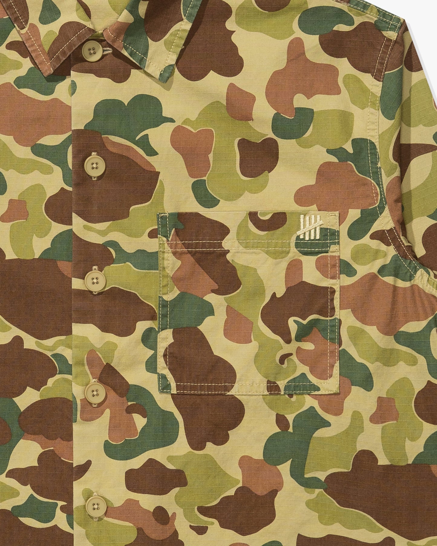 Undefeated Clothing - UNDEFEATED RIPSTOP L/S WORKSHIRT - DUCK CAMO