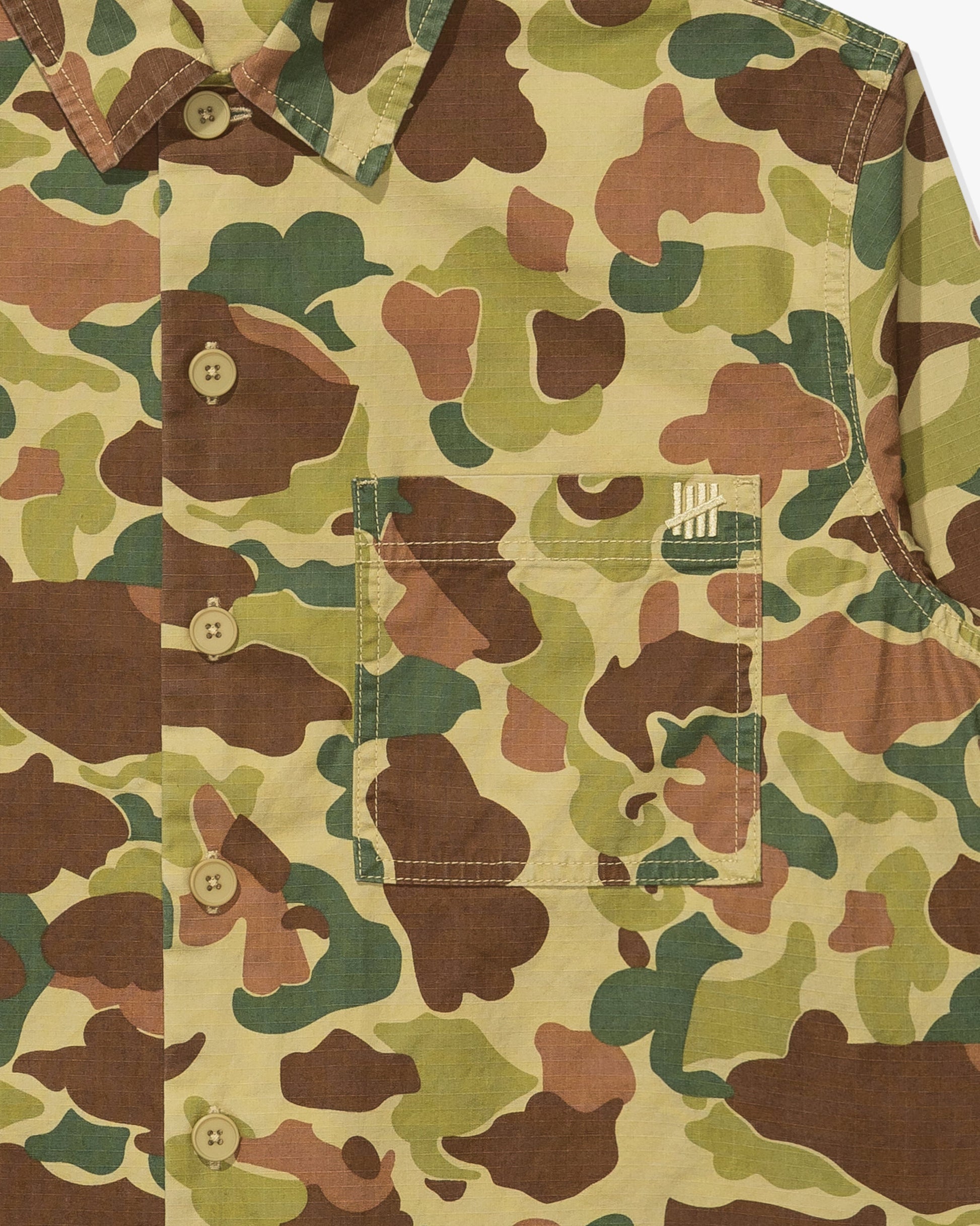 Undefeated Clothing - UNDEFEATED RIPSTOP L/S WORKSHIRT - DUCK CAMO