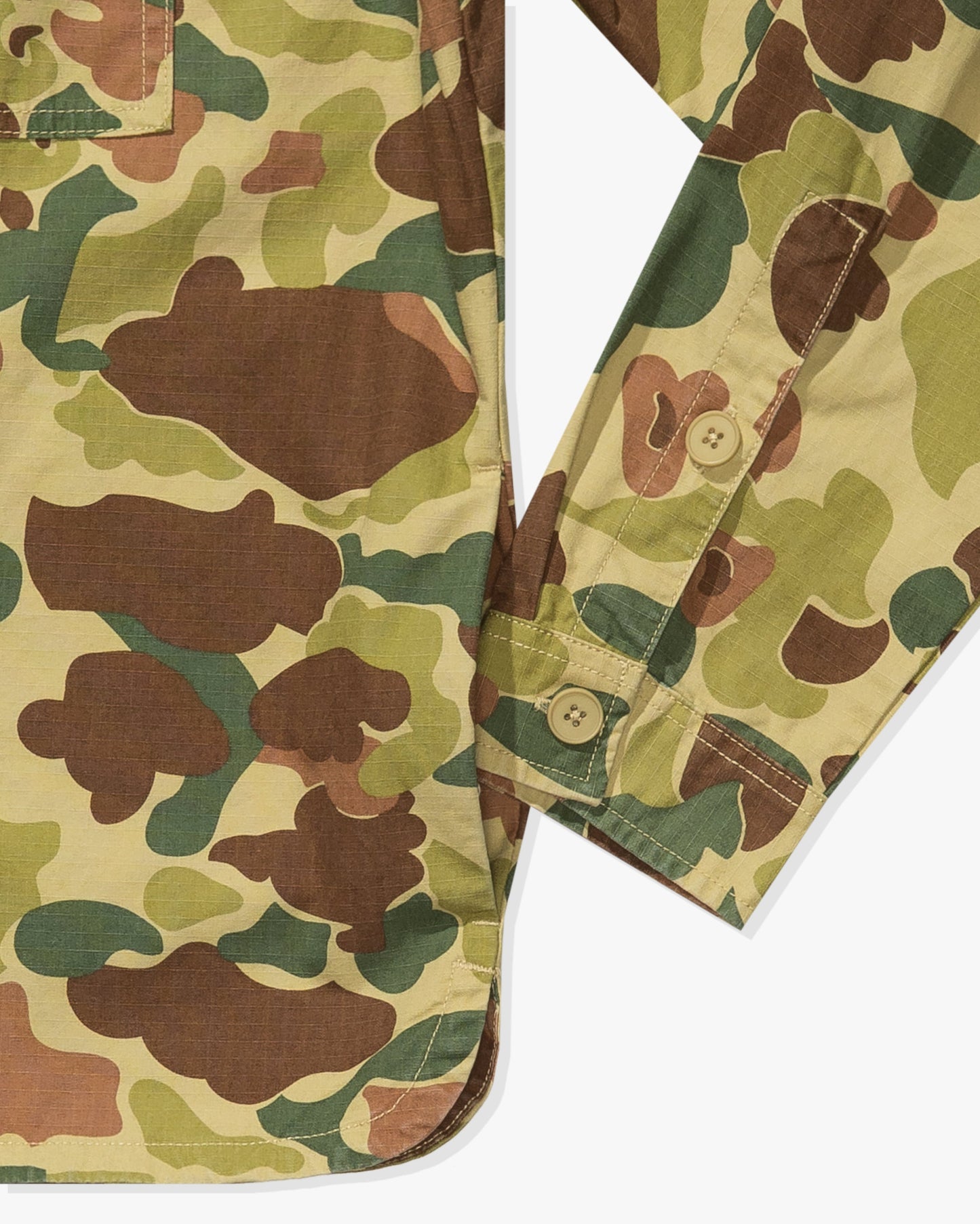 Undefeated Clothing - UNDEFEATED RIPSTOP L/S WORKSHIRT - DUCK CAMO