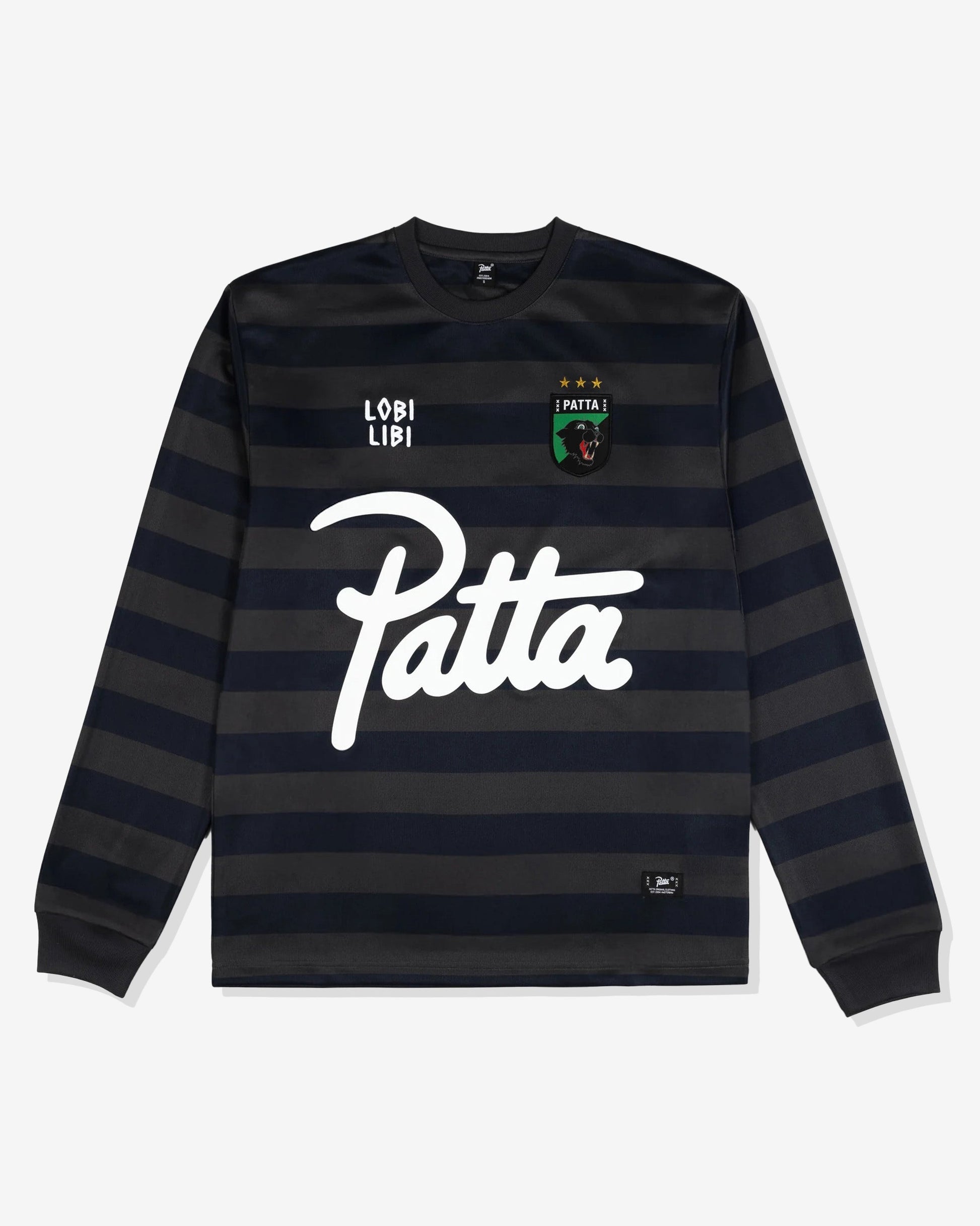 Undefeated Clothing - PATTA STRIPED LS FOOTBALL JERSEY - FORGEDIRON