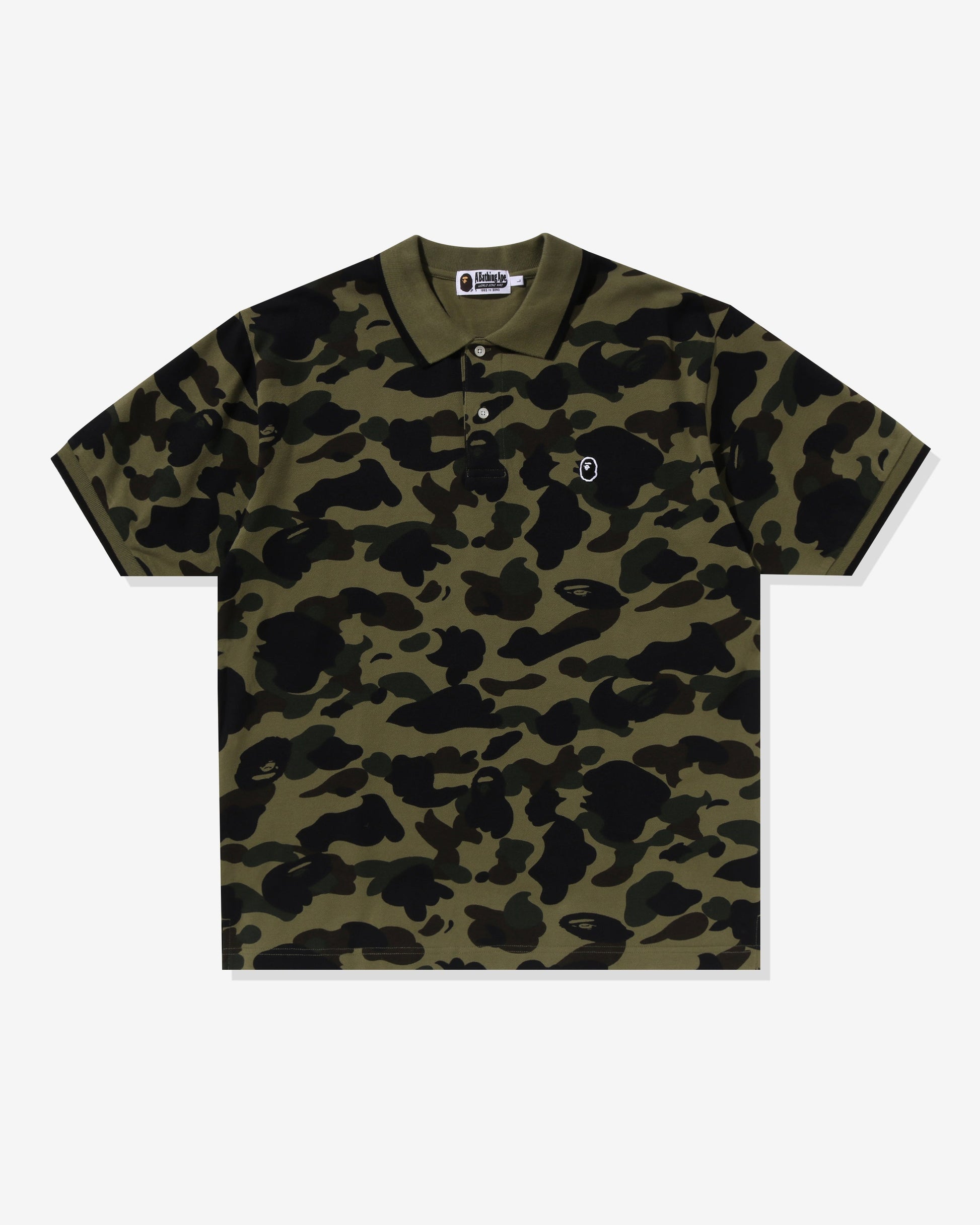 Undefeated Clothing - BAPE 1ST CAMO ONE POINT POLO M リラックス - GREEN