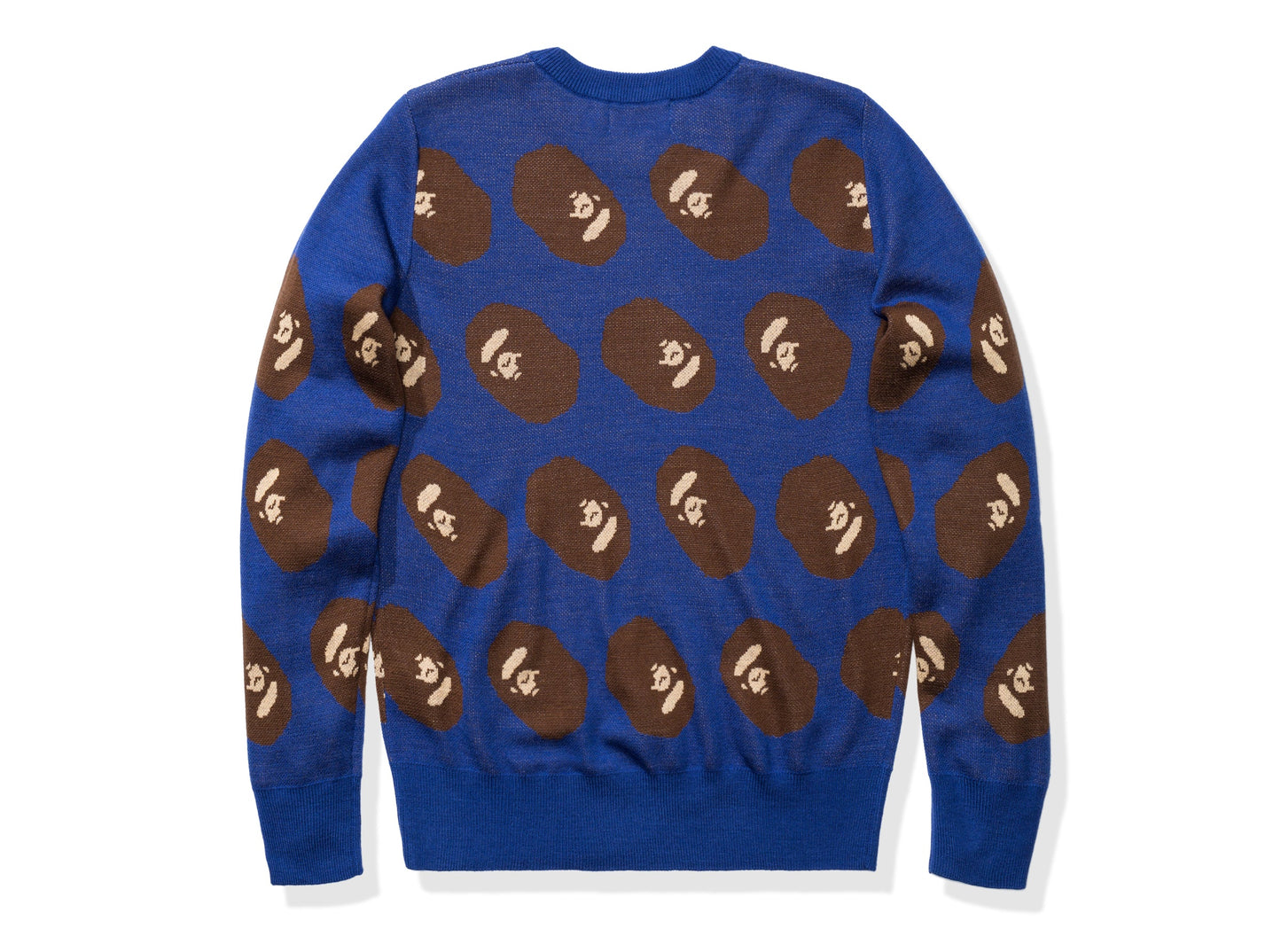 Undefeated Clothing - BAPE APE HEAD KNIT - BLUE