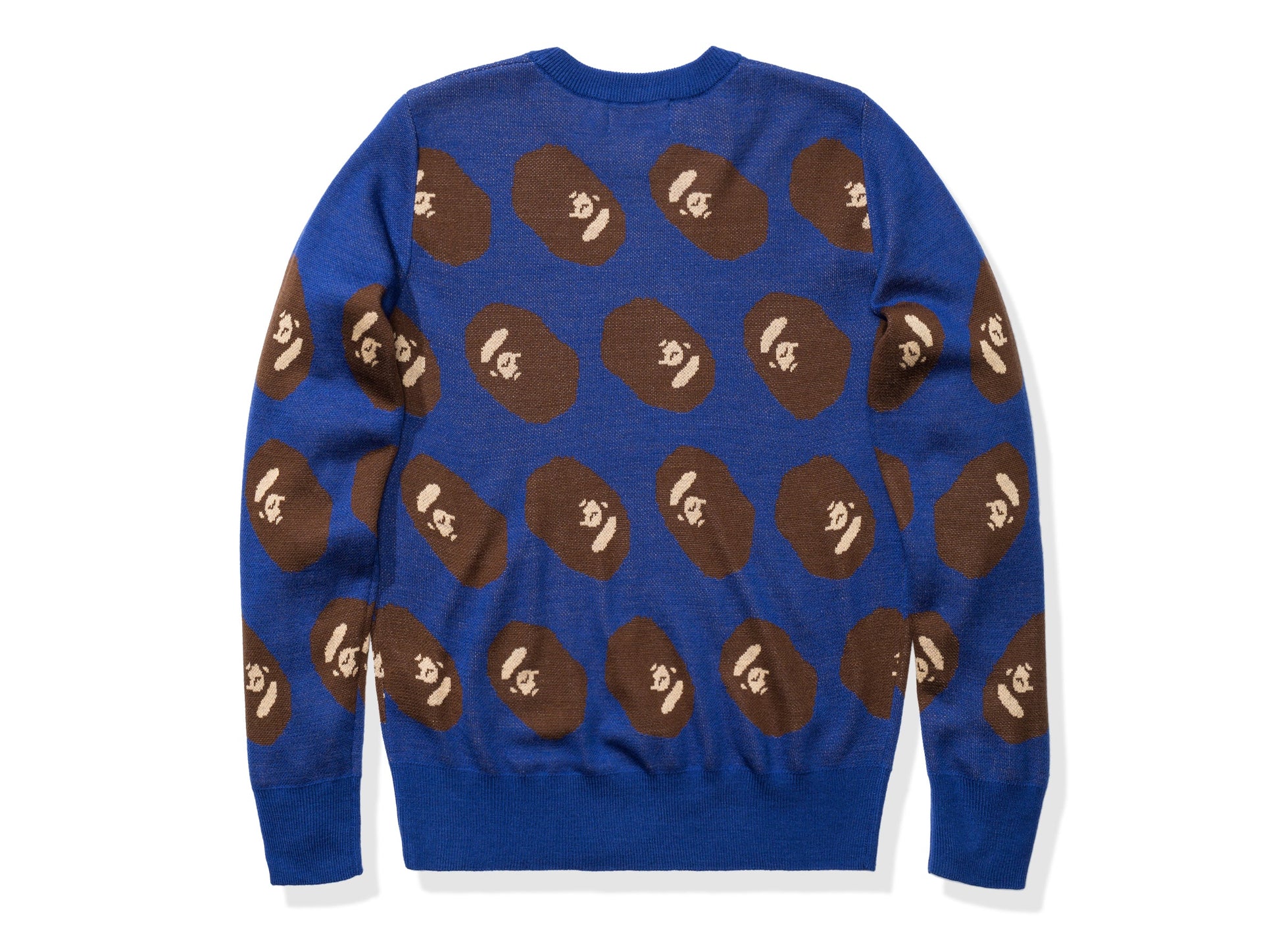 Undefeated Clothing - BAPE APE HEAD KNIT - BLUE