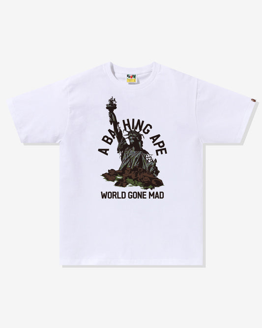 Undefeated Clothing - BAPE STATUE OF LIBERTY TEE - WHITE
