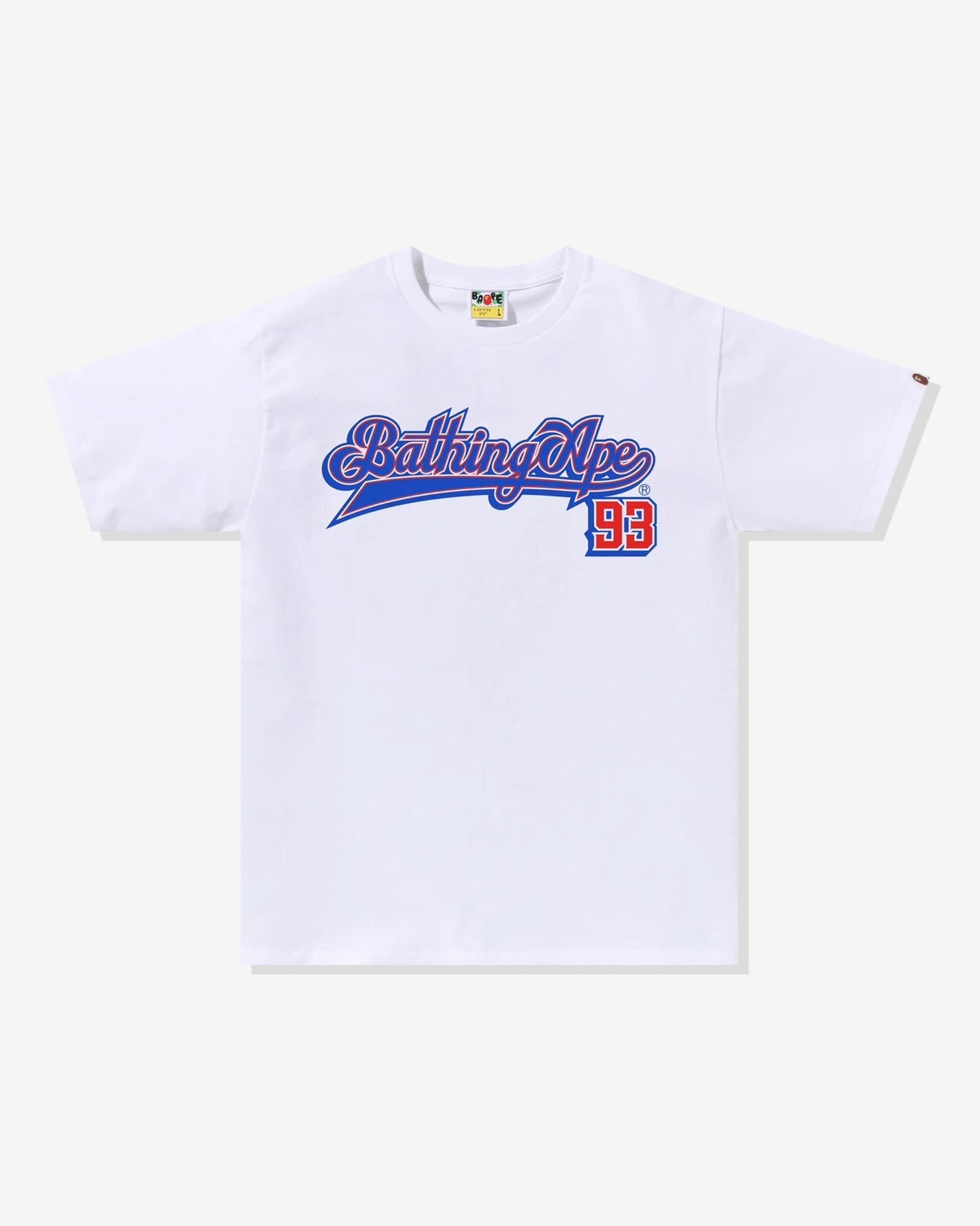 Undefeated Clothing - BAPE BASEBALL LOGO TEE - WHITE
