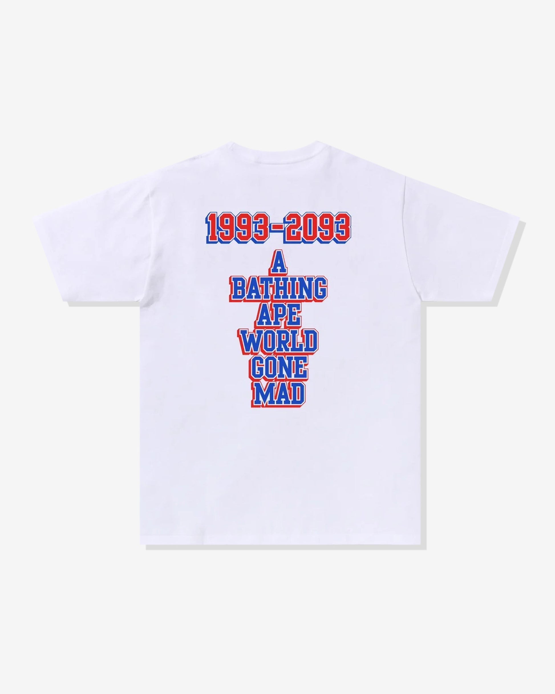 Undefeated Clothing - BAPE BASEBALL LOGO TEE - WHITE