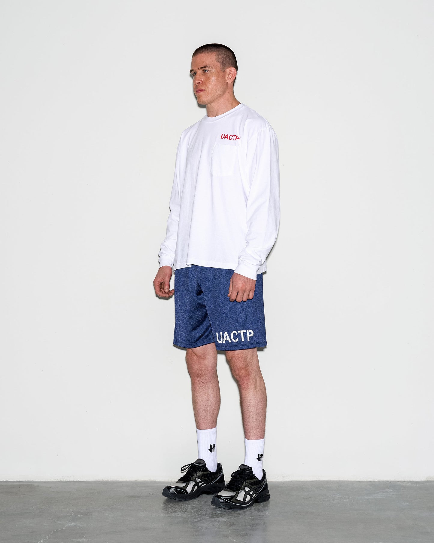 Undefeated Clothing - UACTP X GARDAR EIDE EINARSSON STENCIL L/S POCKET TEE
