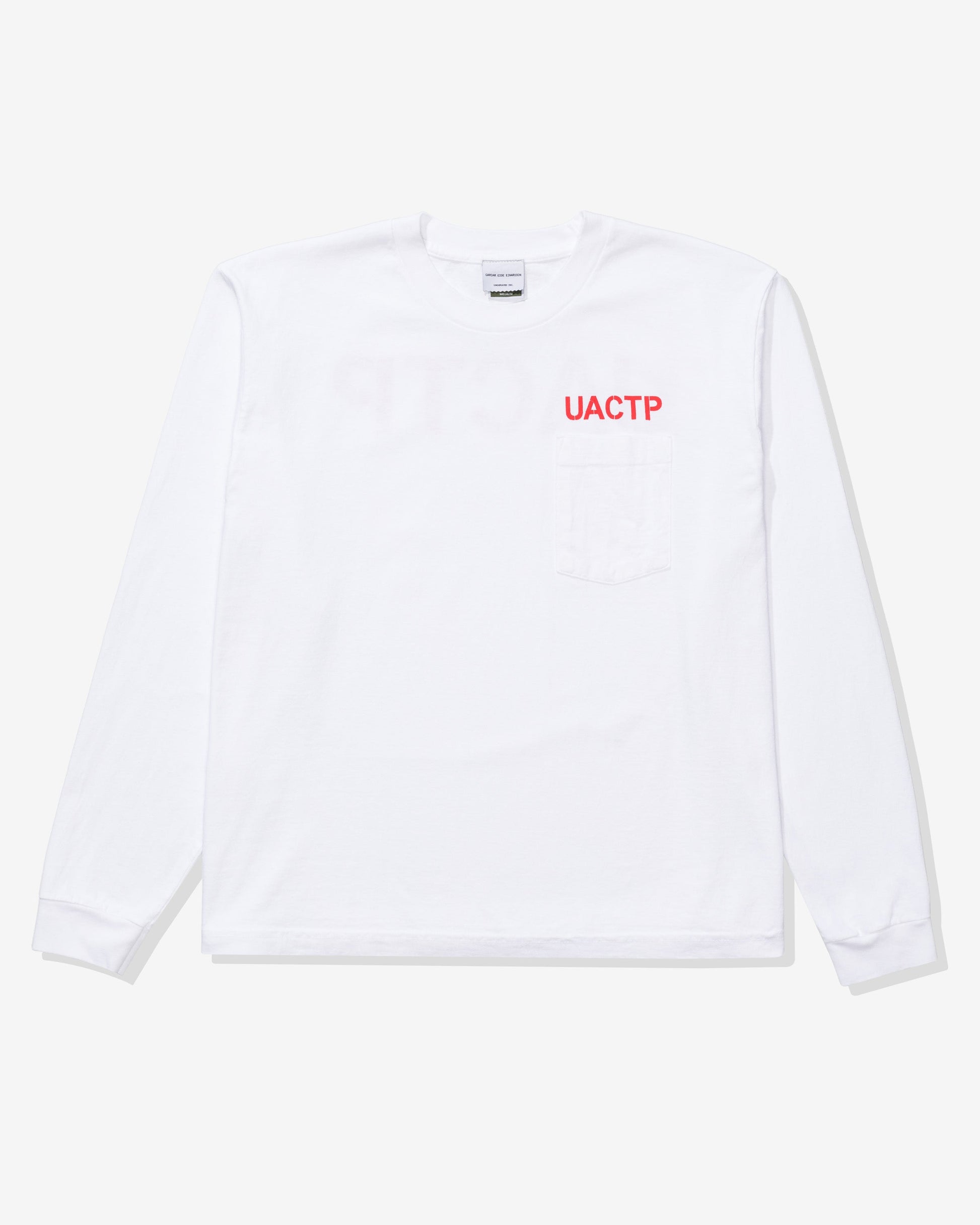 Undefeated Clothing - UACTP X GARDAR EIDE EINARSSON STENCIL L/S POCKET TEE