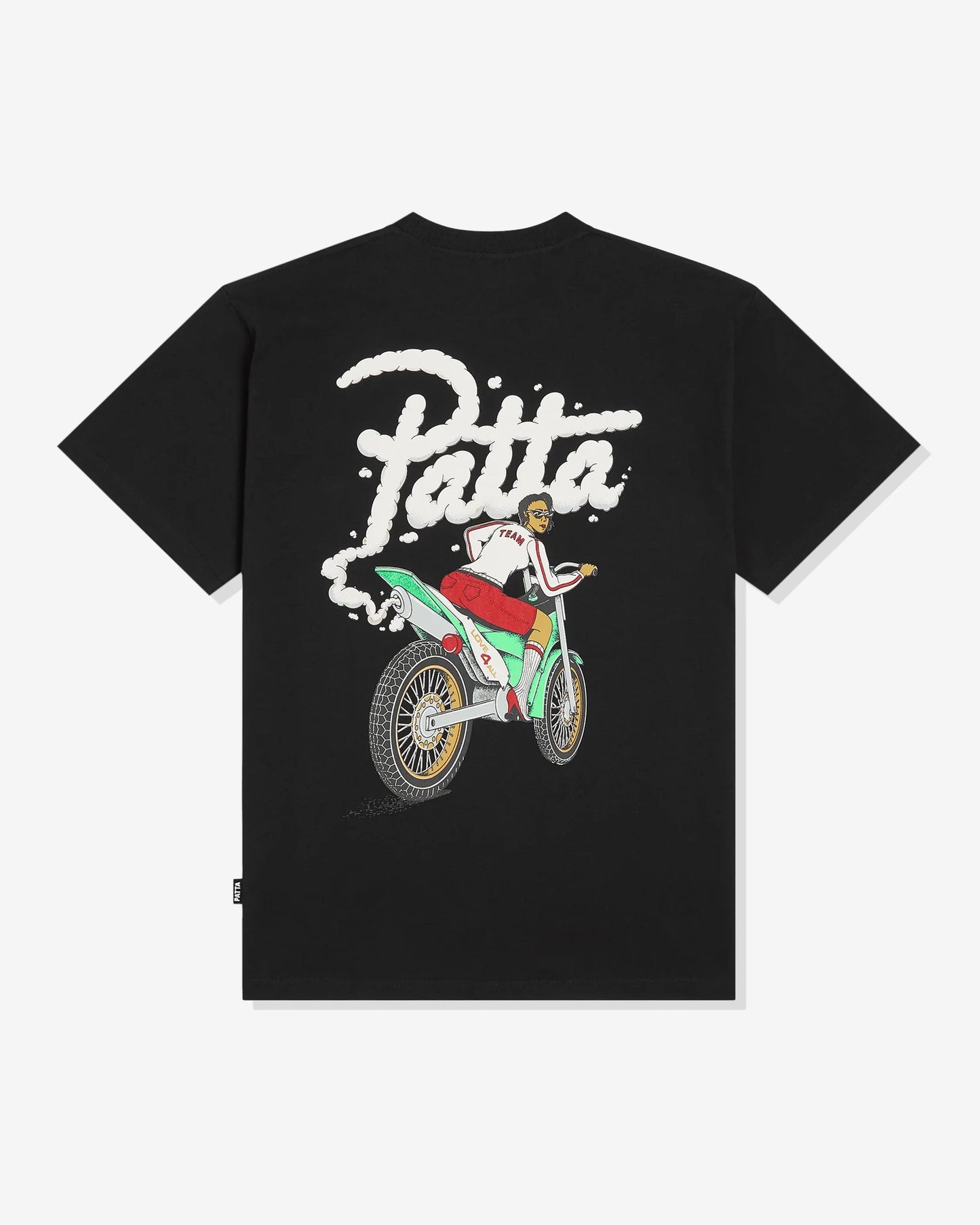 Undefeated Clothing - PATTA BIKER TEE - BLACK