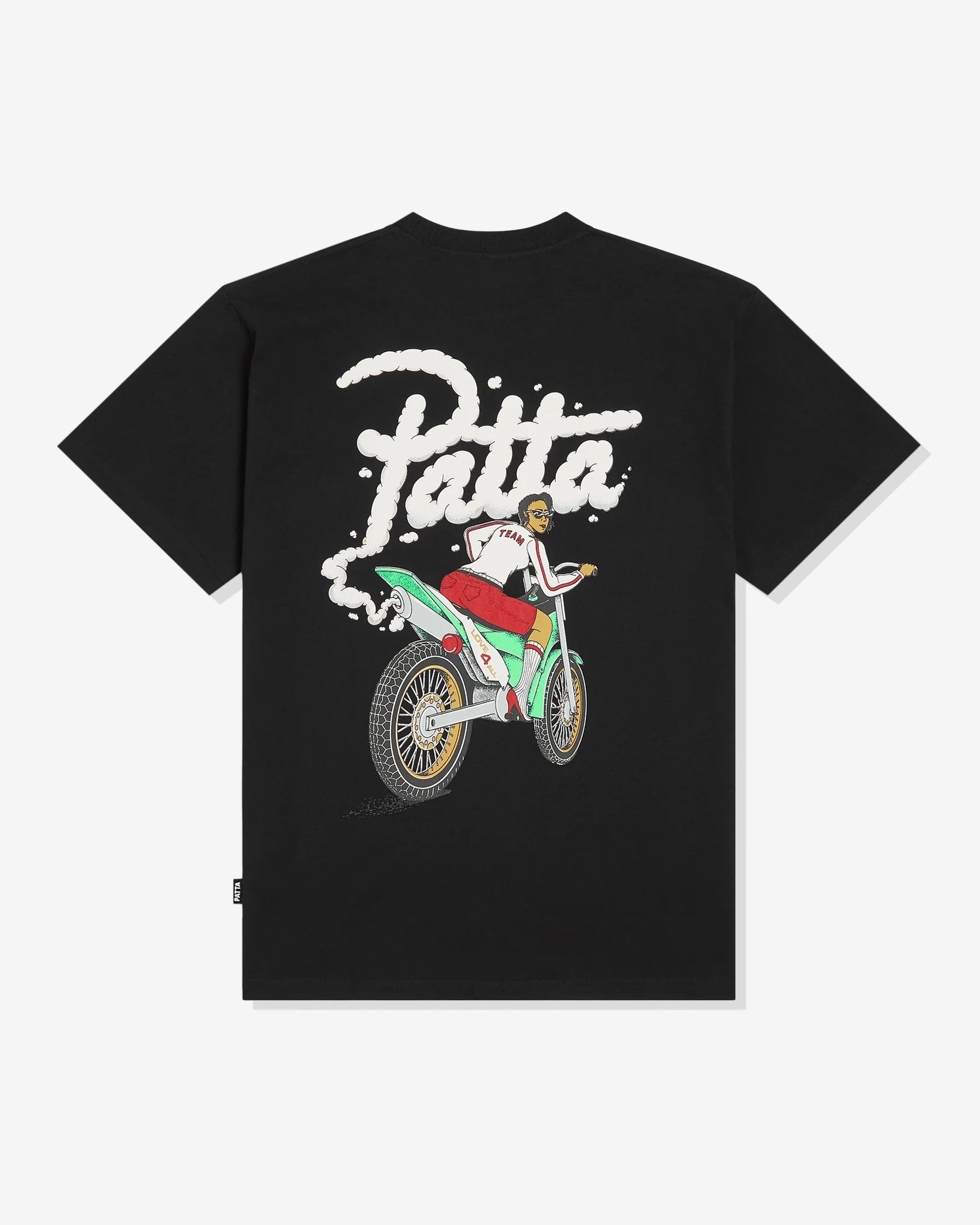 Undefeated Clothing - PATTA BIKER TEE - BLACK