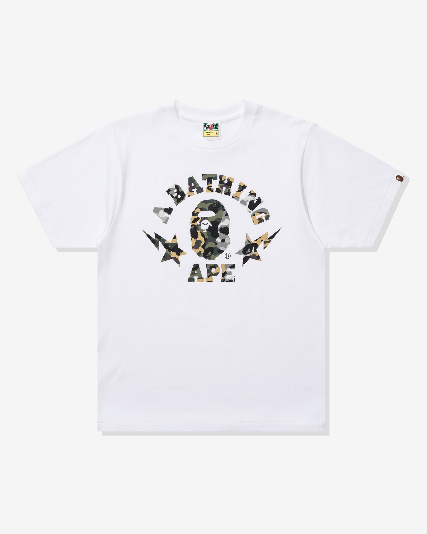 Undefeated Clothing - BAPE 1ST CAMO CRAZY STA COLLEGE TEE