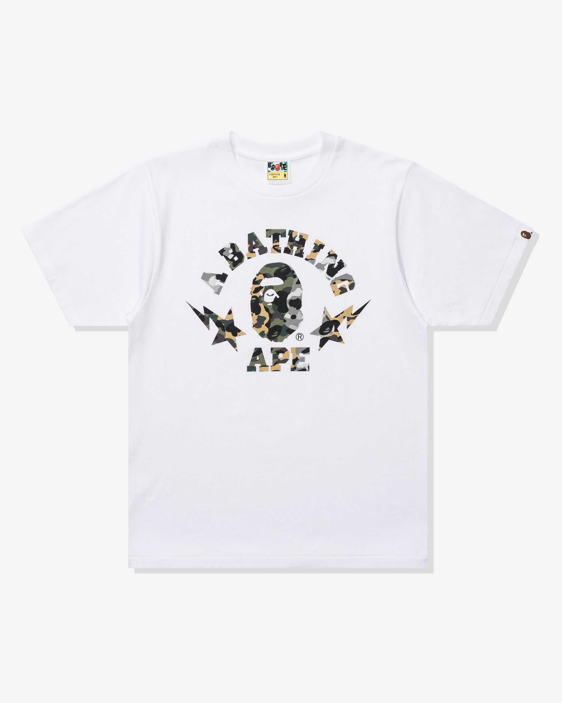 Undefeated Clothing - BAPE 1ST CAMO CRAZY STA COLLEGE TEE