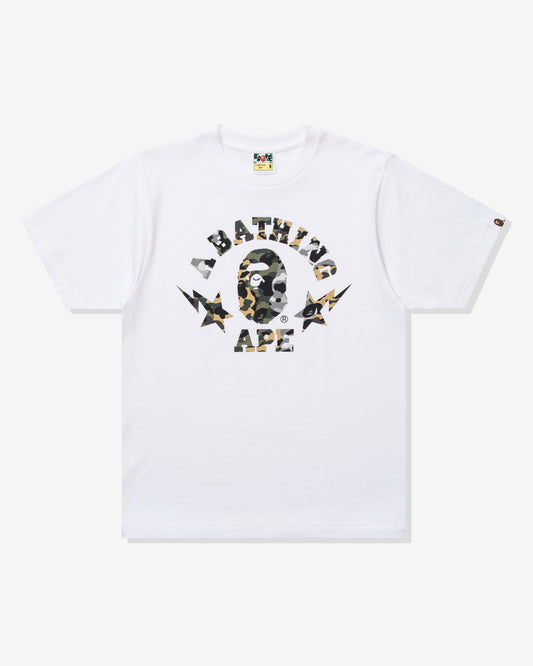 Undefeated Clothing - BAPE 1ST CAMO CRAZY STA COLLEGE TEE