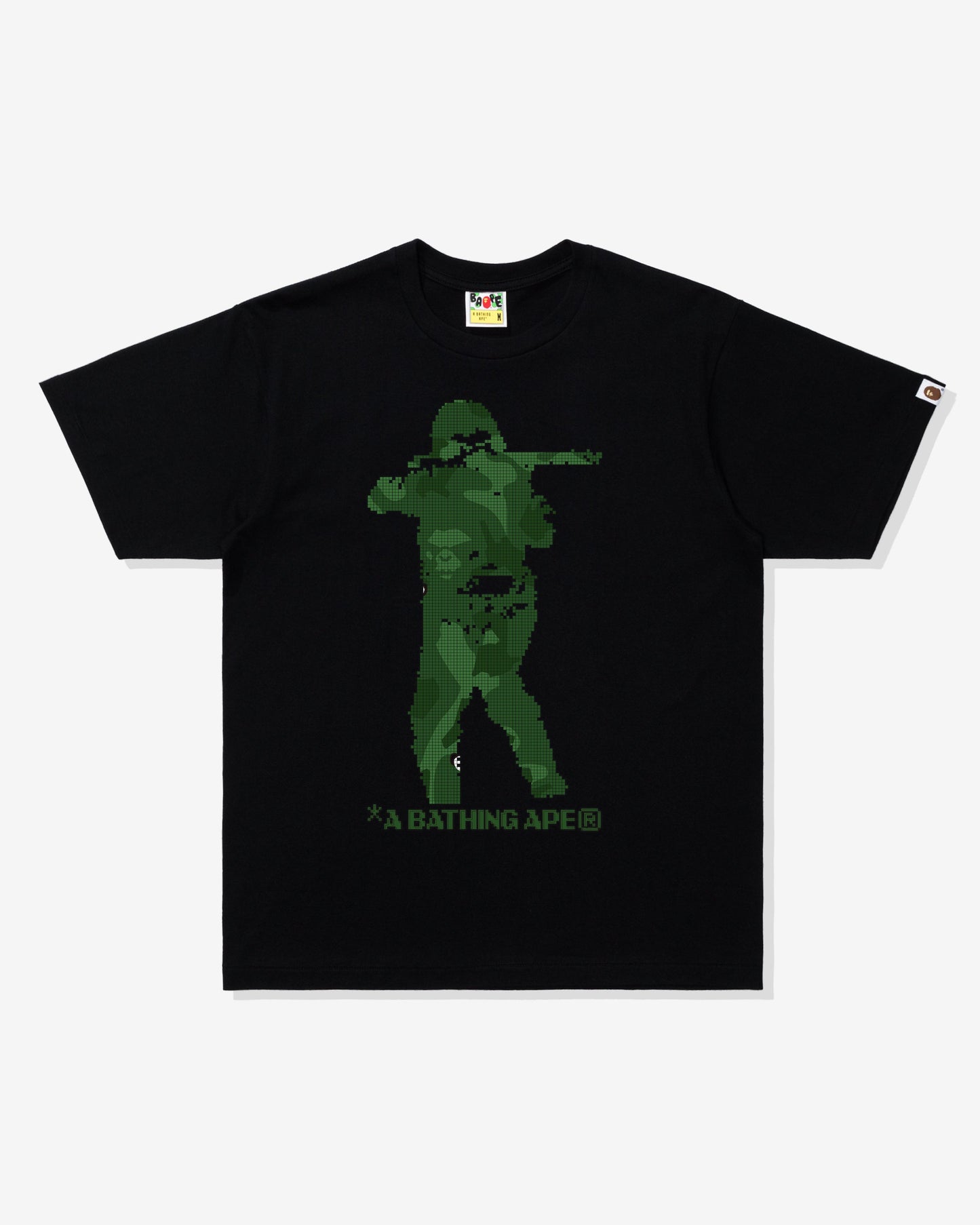 Undefeated Clothing - BAPE BITMAP SOLDIER TEE - BLACK