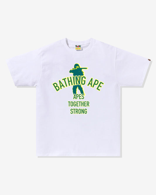 Undefeated Clothing - BAPE SOLDIER ATS TEE - WHITE