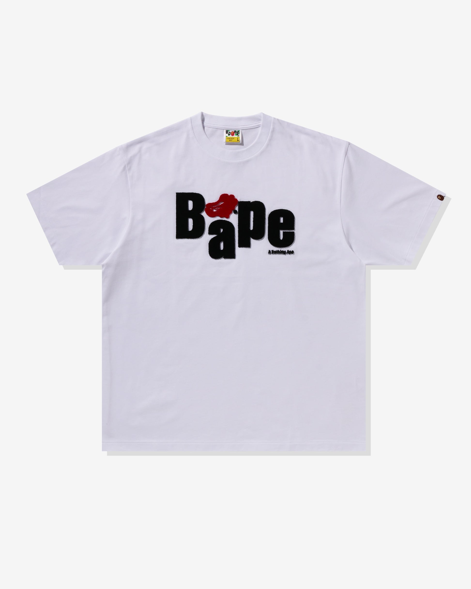 Undefeated Clothing - BAPE HEART APE HEAD RELAXED FIT TEE - WHITE