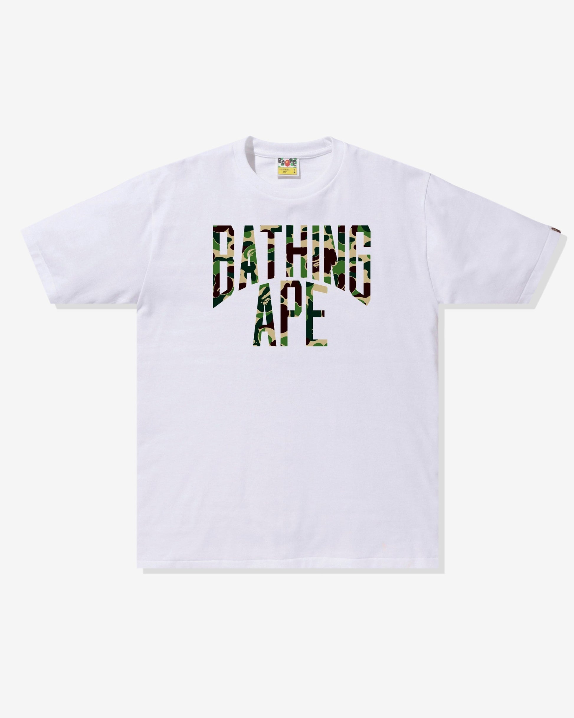 Undefeated Clothing - BAPE ABC CAMO NYC LOGO TEE - WHITE