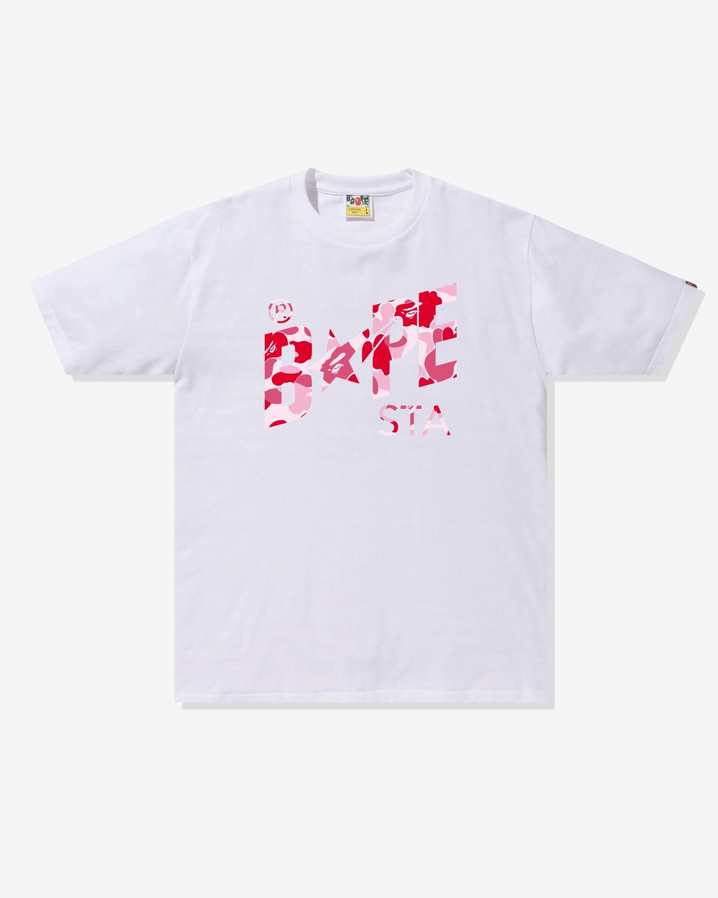 Undefeated Clothing - BAPE ABC CAMO BAPE STA LOGO TEE - WHITE