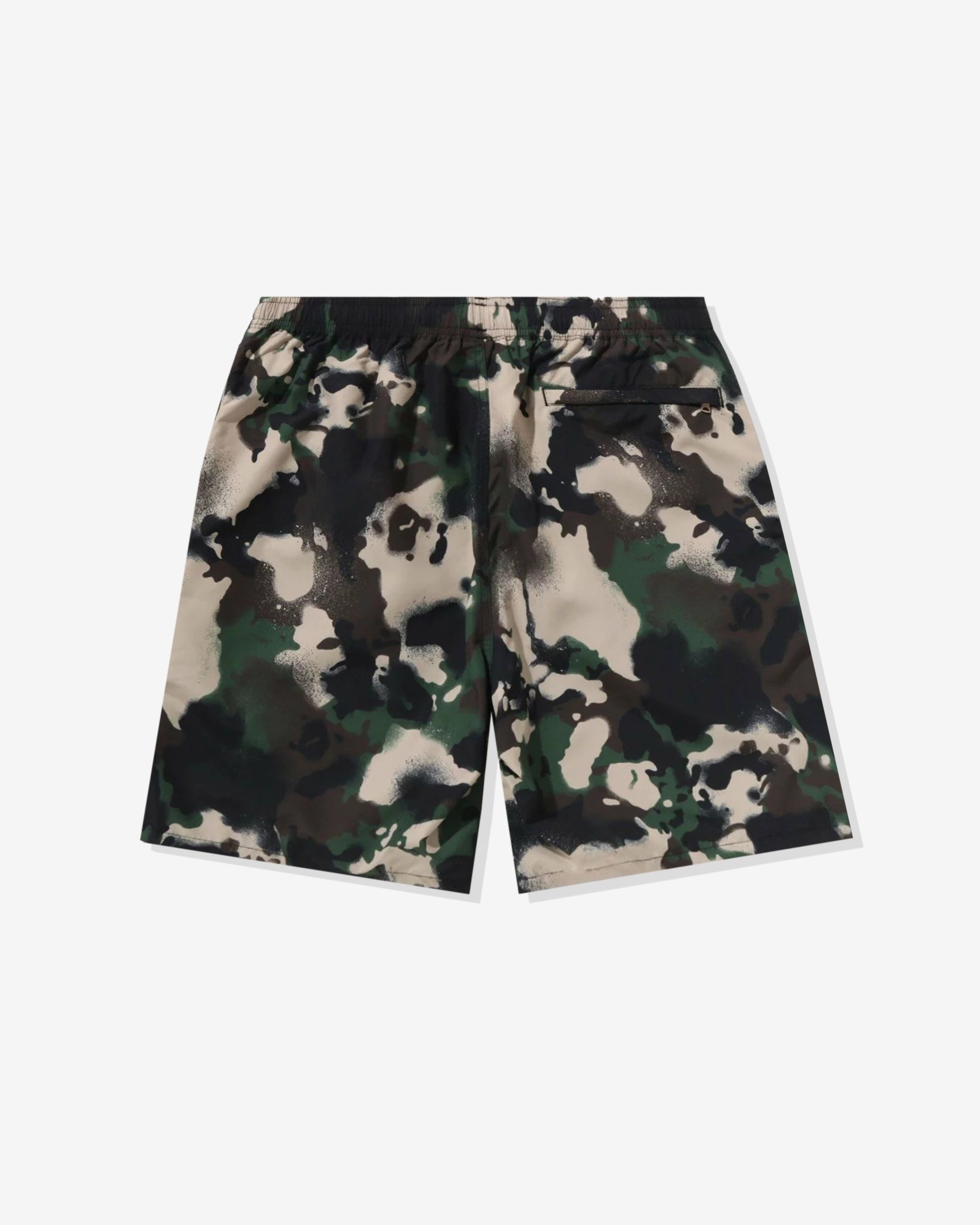 Undefeated Clothing - BAPE MAP CAMO REGULAR FIT BEACH SHORTS - GREEN
