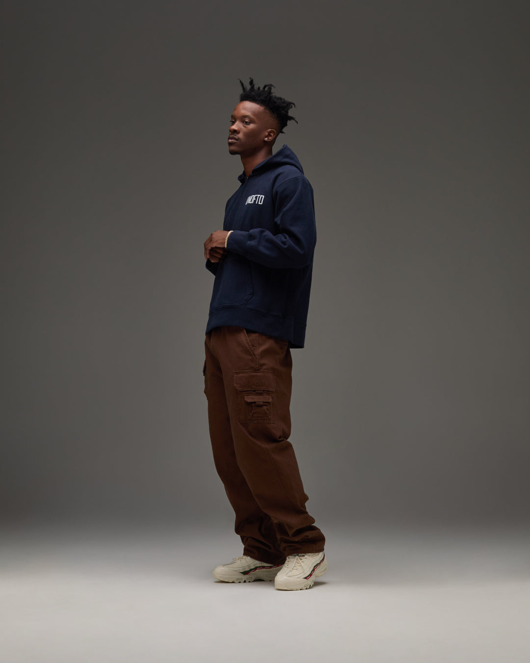 Undefeated Clothing - UNDEFEATED QUARTER ZIP PULLOVER HOOD
