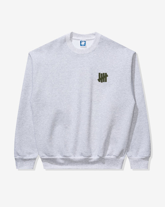 Undefeated Clothing - UNDEFEATED STENCIL CREWNECK - ASH