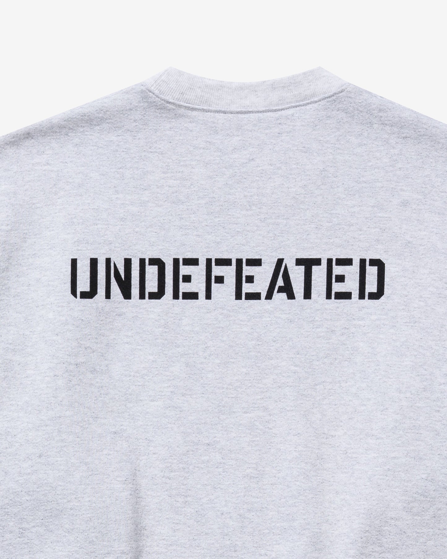 Undefeated Clothing - UNDEFEATED STENCIL CREWNECK - ASH