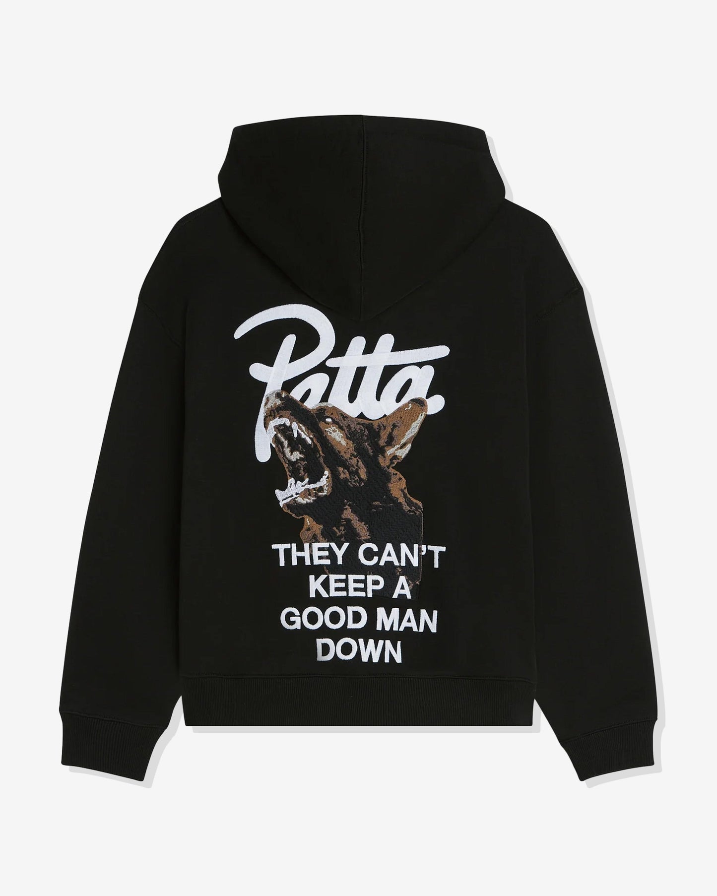 Undefeated Clothing - PATTA BARK BOXY HOODIE - BLACK