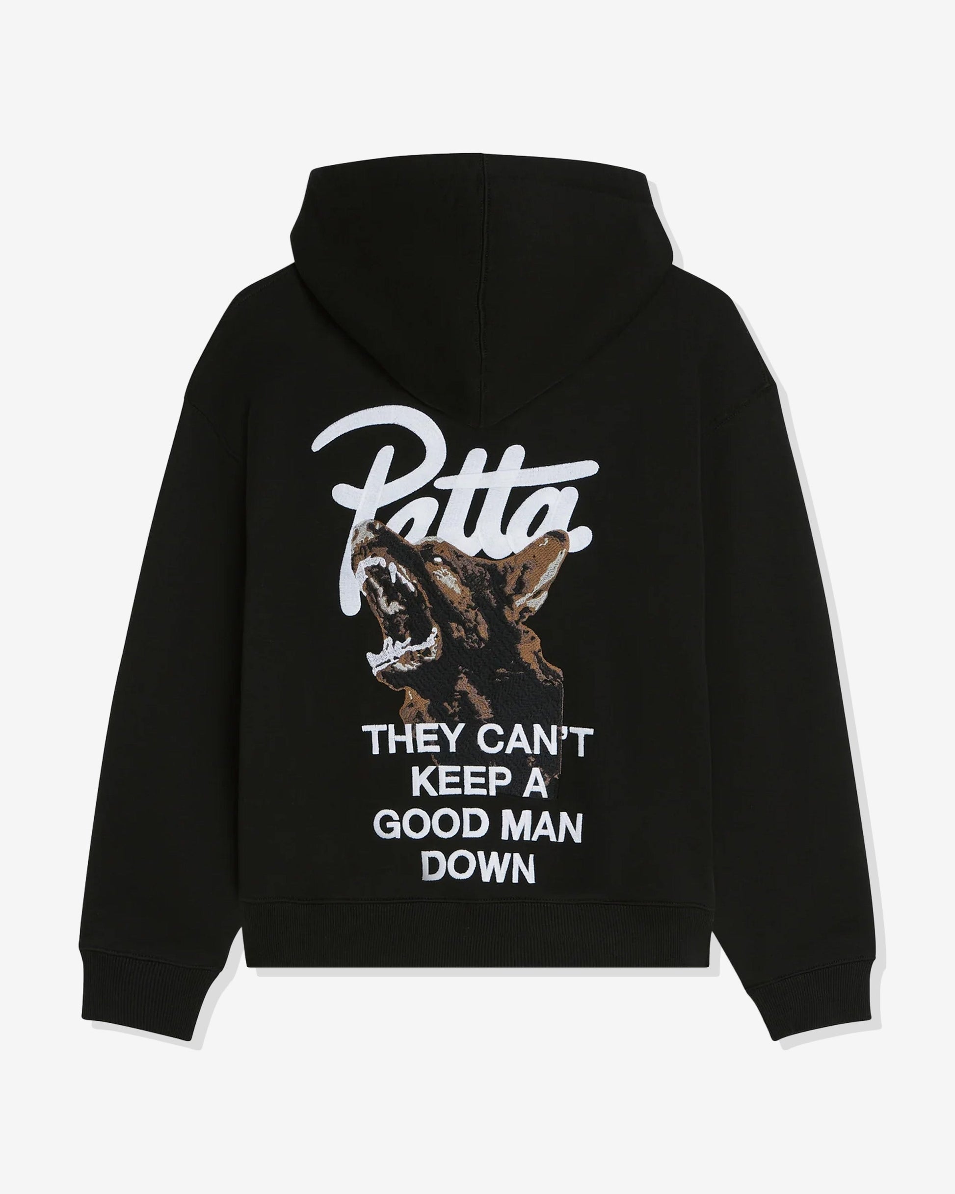 Undefeated Clothing - PATTA BARK BOXY HOODIE - BLACK
