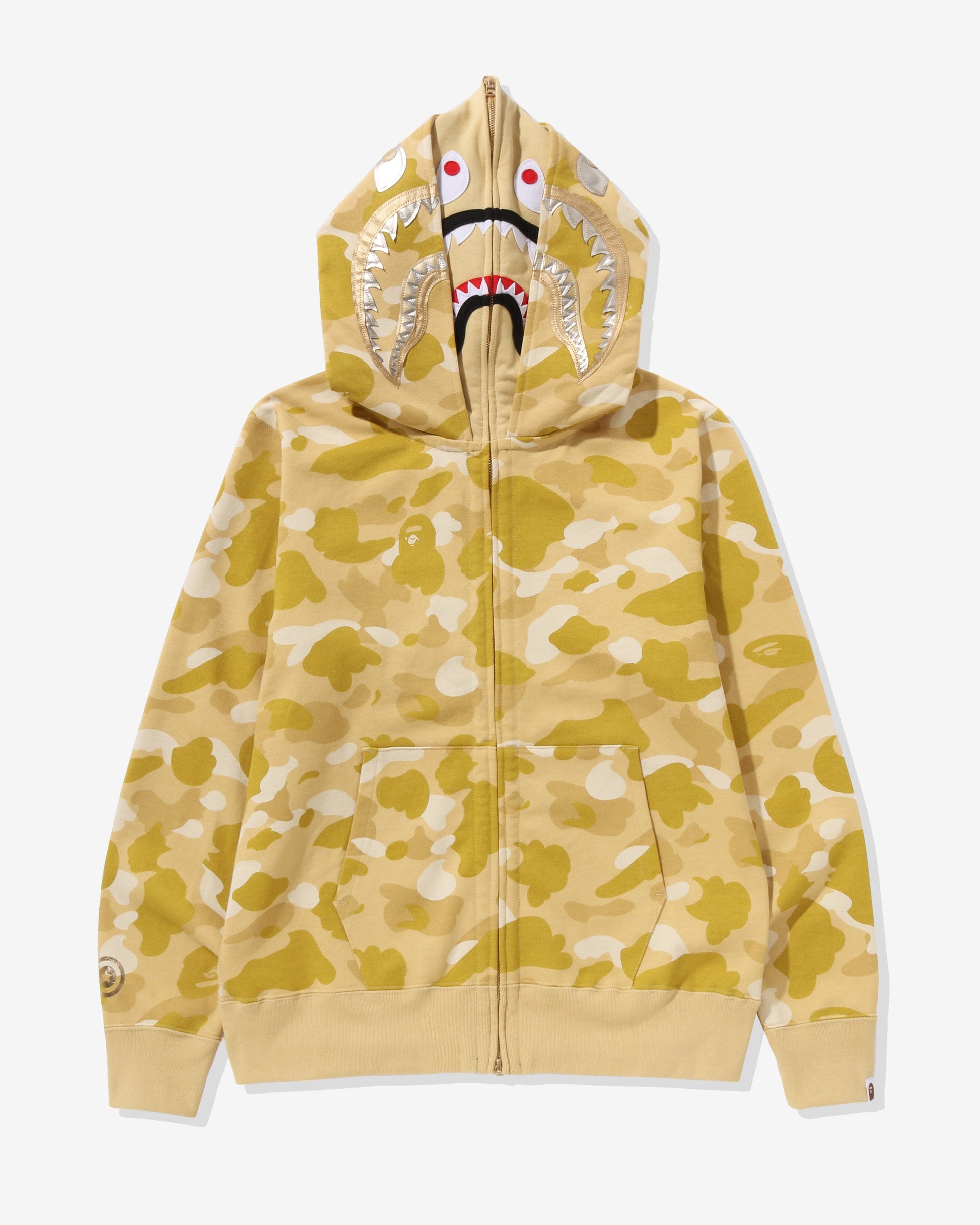 Undefeated Clothing - BAPE COLOR CAMO DOUBLE SHARK FULL ZIP HOODIE
