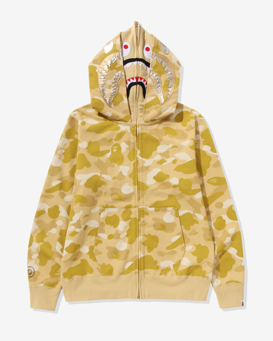 Undefeated Clothing - BAPE COLOR CAMO DOUBLE SHARK FULL ZIP HOODIE