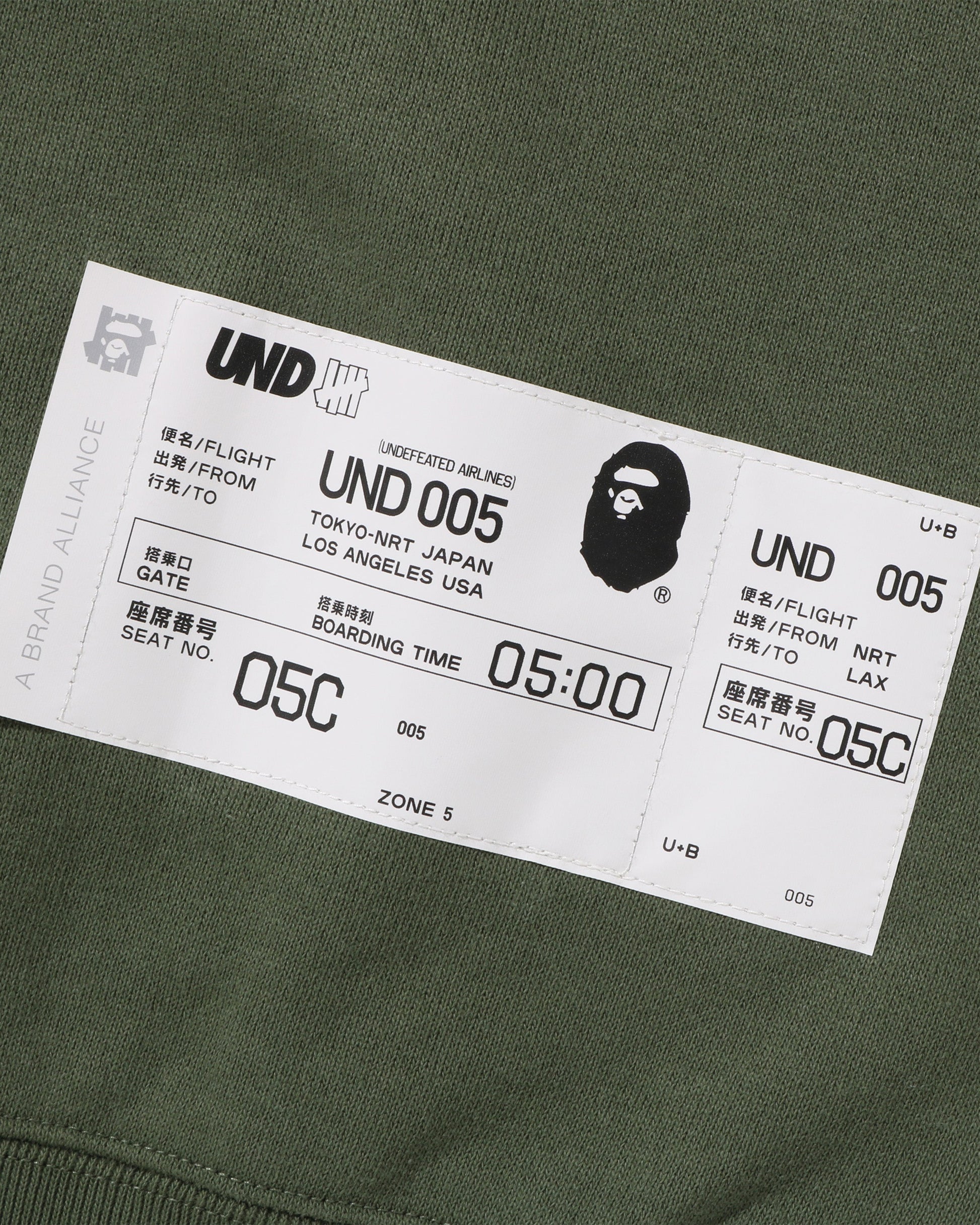 Undefeated Clothing - BAPE X UNDEFEATED COLOR CAMO RELAXED ZIP HOODIE