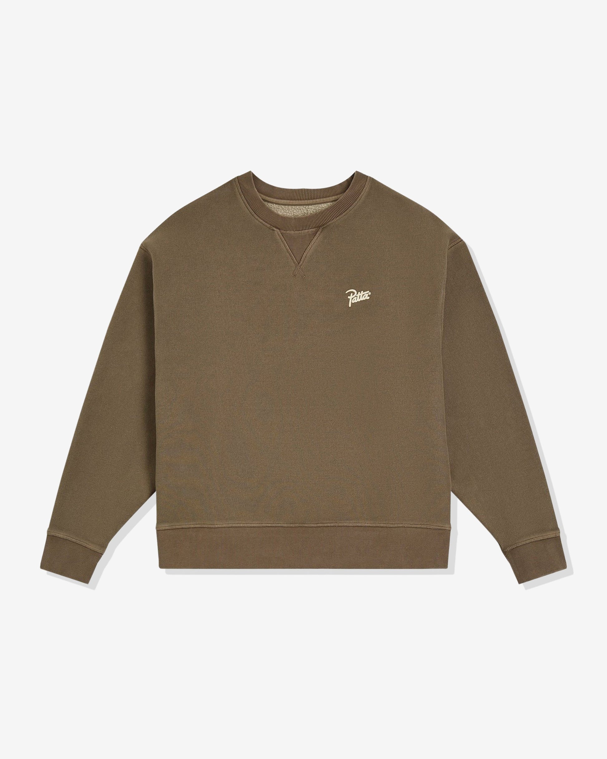 Undefeated Clothing - PATTA CLASSIC WASHED CREWNECK - MOREL